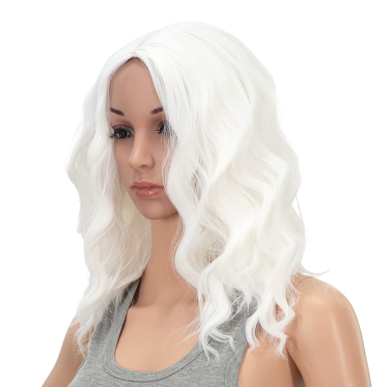 White 2024 party wig