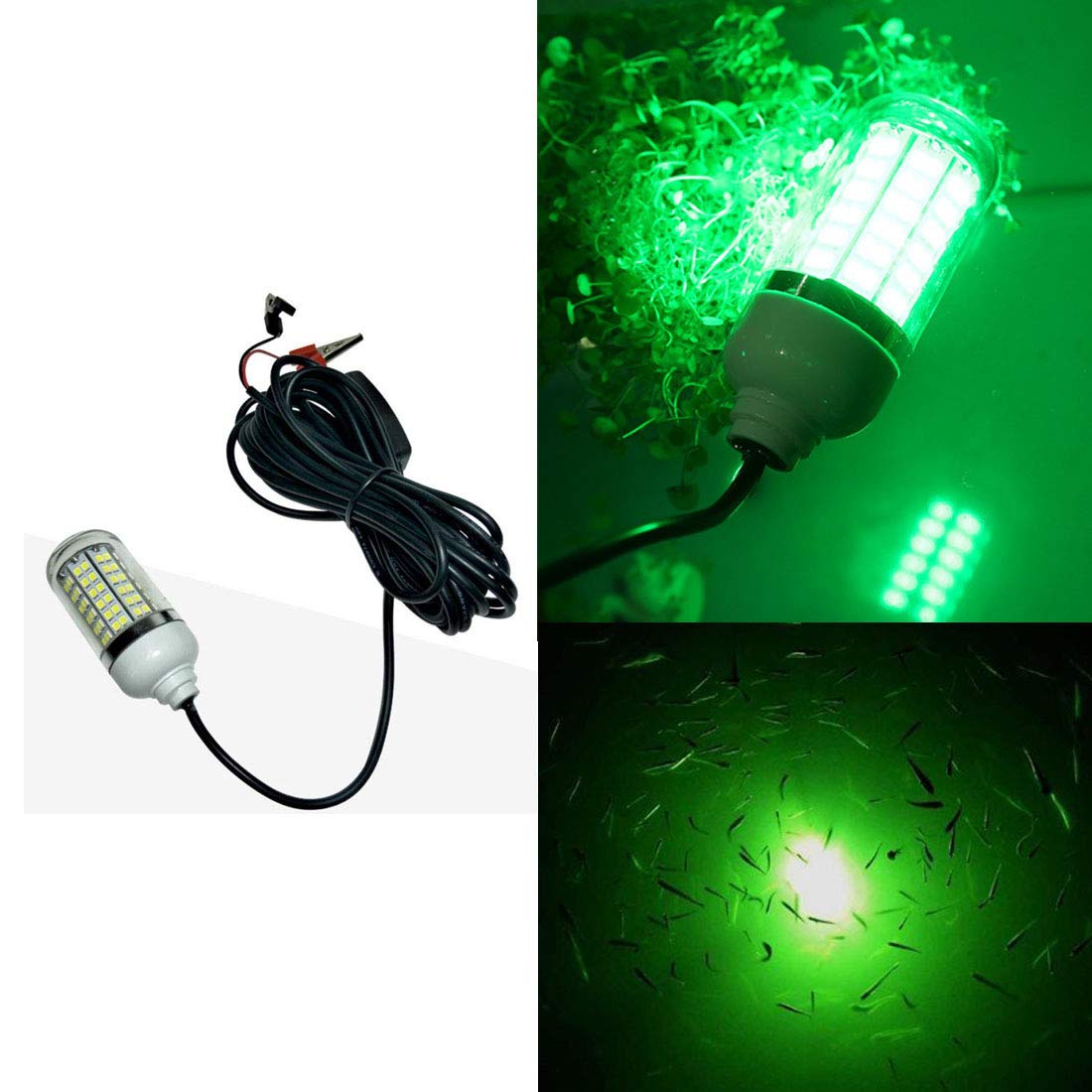 Green Blue White Yellow Colorful 30W 12V LED Fishing Lights Underwater LED  Fishing Boat Lights - AliExpress