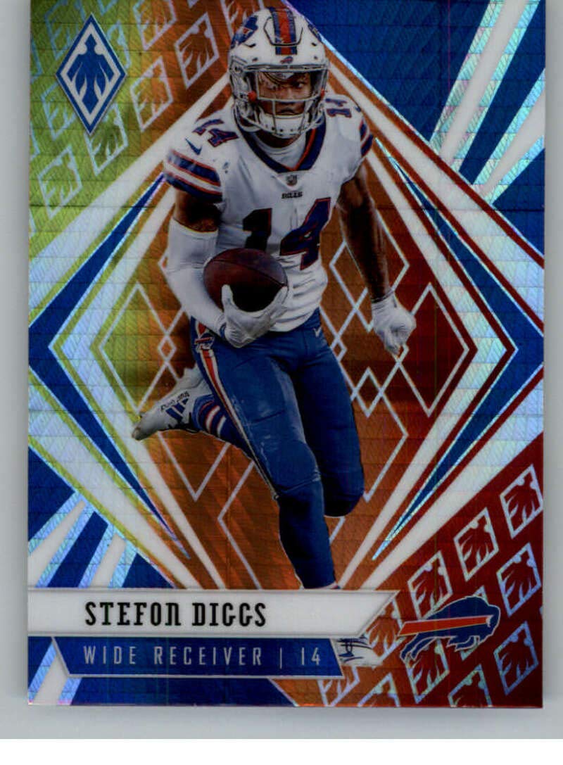 2020 Panini Phoenix Fanatics Exclusive Fire Burst Football #87 Stefon Diggs Buffalo  Bills Official NFL Trading