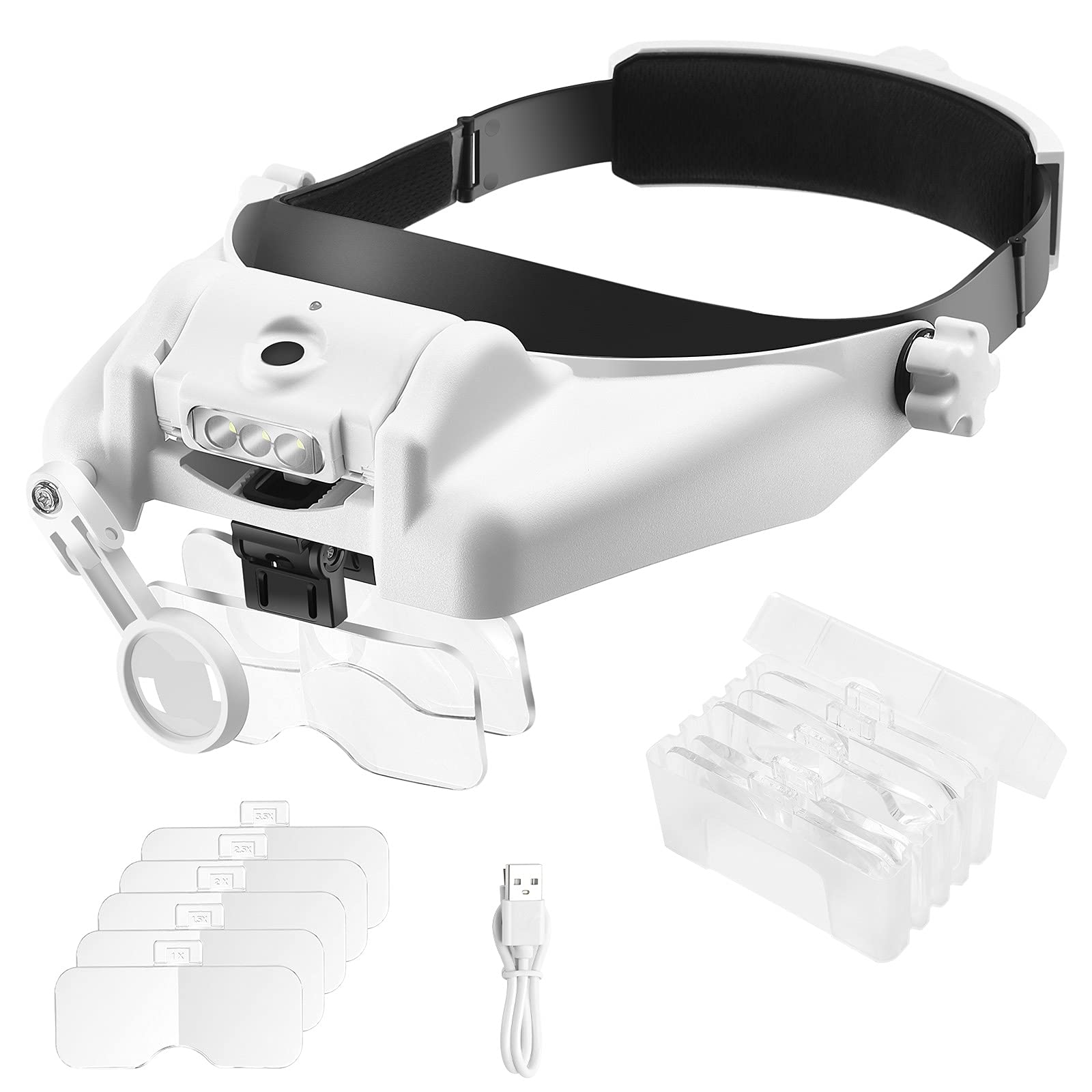 Headband Magnifier with 4 Lenses Clearance | Esslinger