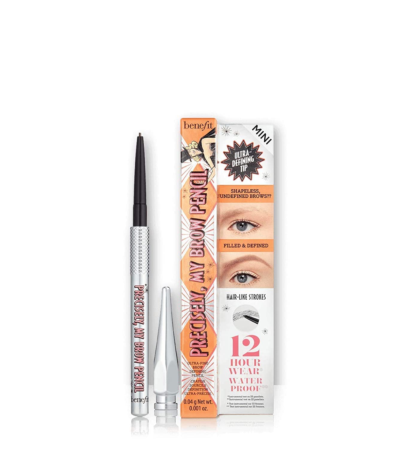 Benefit Benefit Precisely My Brow Pencil Ultra- Fine Brow Defining Pencil  Mini 04 0.001 fluid_ounces shade