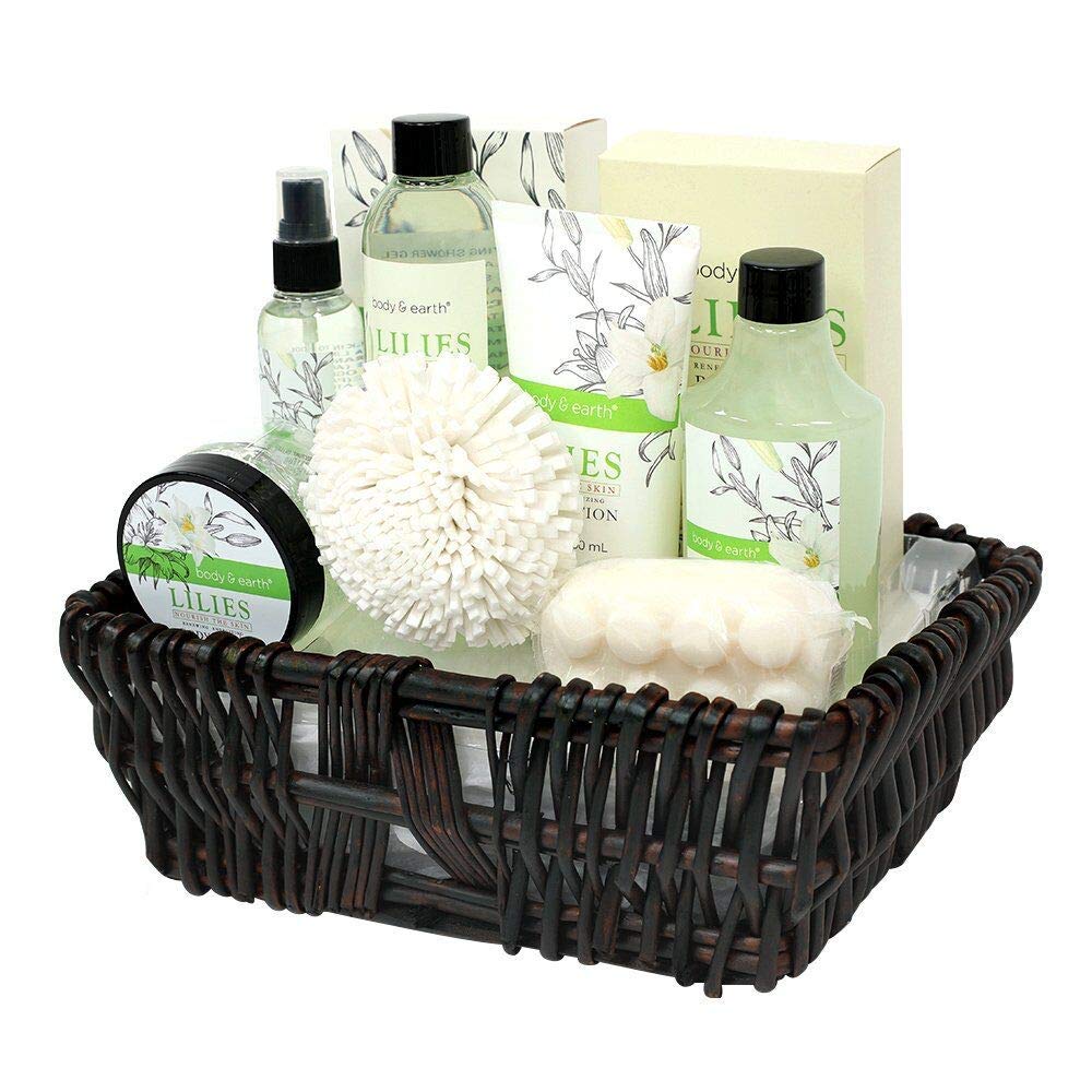 Buy Green Canyon Spa Gift Baskets for Women Birthday Gift Sets 10 Pcs  Cherry Blossom Essential Oil Spa Gift Sets with Handmade Weaved Basket  Online at Low Prices in India - Amazon.in