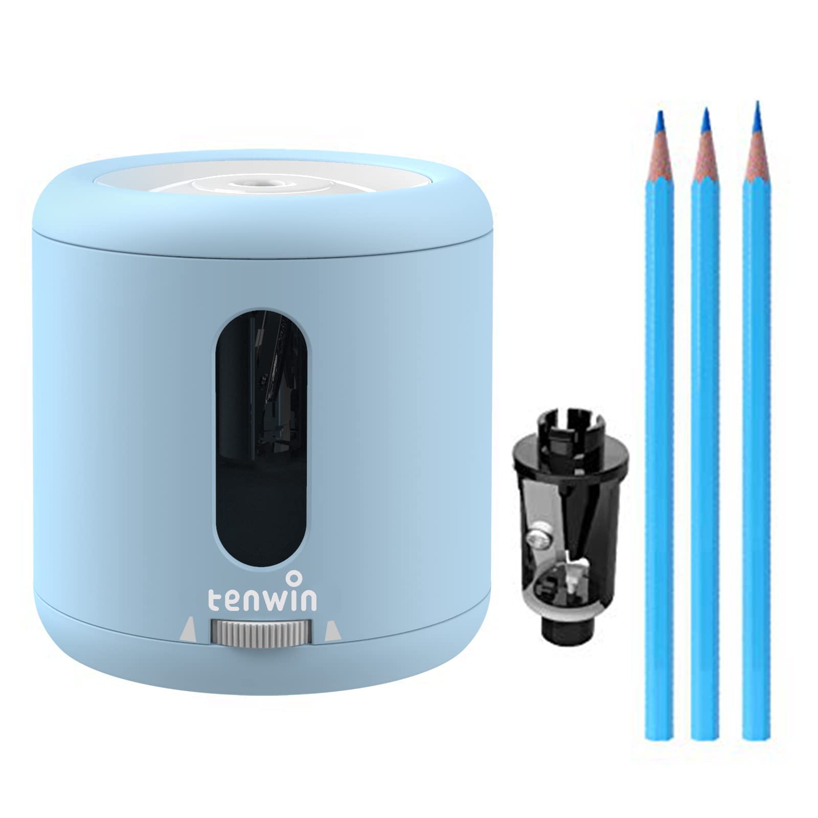 tenwin Electric Pencil Sharpener Battery Powered and Portable Pencil