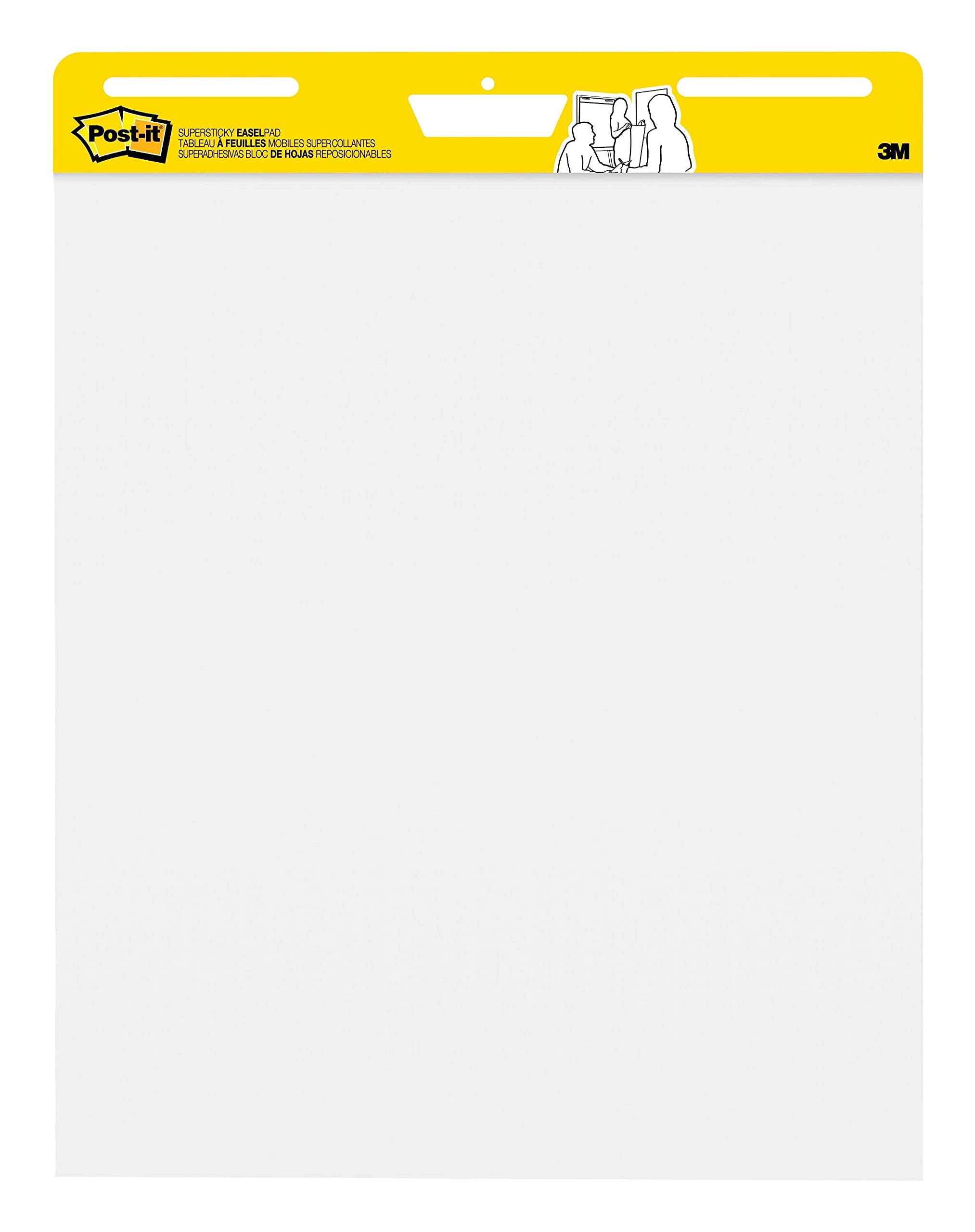 Post-it Super Sticky Mini Easel Pad, 15 x 18 Inches, 20 Sheets/Pad, 1 Pad,  White Premium Self Stick Flip Chart Paper