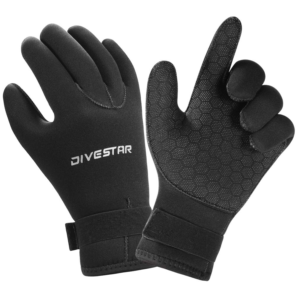 Wetsuit Gloves Neoprene Scuba Diving Gloves Surfing Gloves 3MM 5MM for Men  Women Kids, Thermal Anti Slip Flexible Dive Water Gloves for Spearfishing  Swimming Rafting Kayaking Paddling 3MM Large