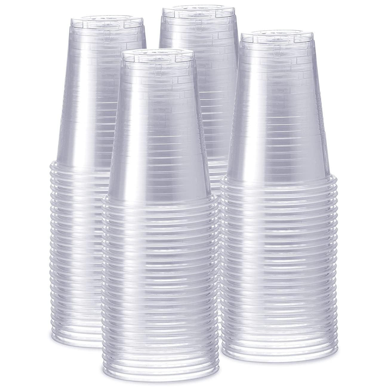 16 oz clear plastic cups