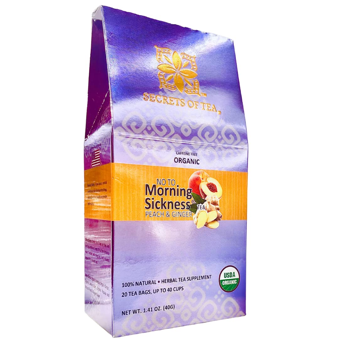 Benefits Ginger and Peach Herbal Tea - Case of 6 boxes- total of