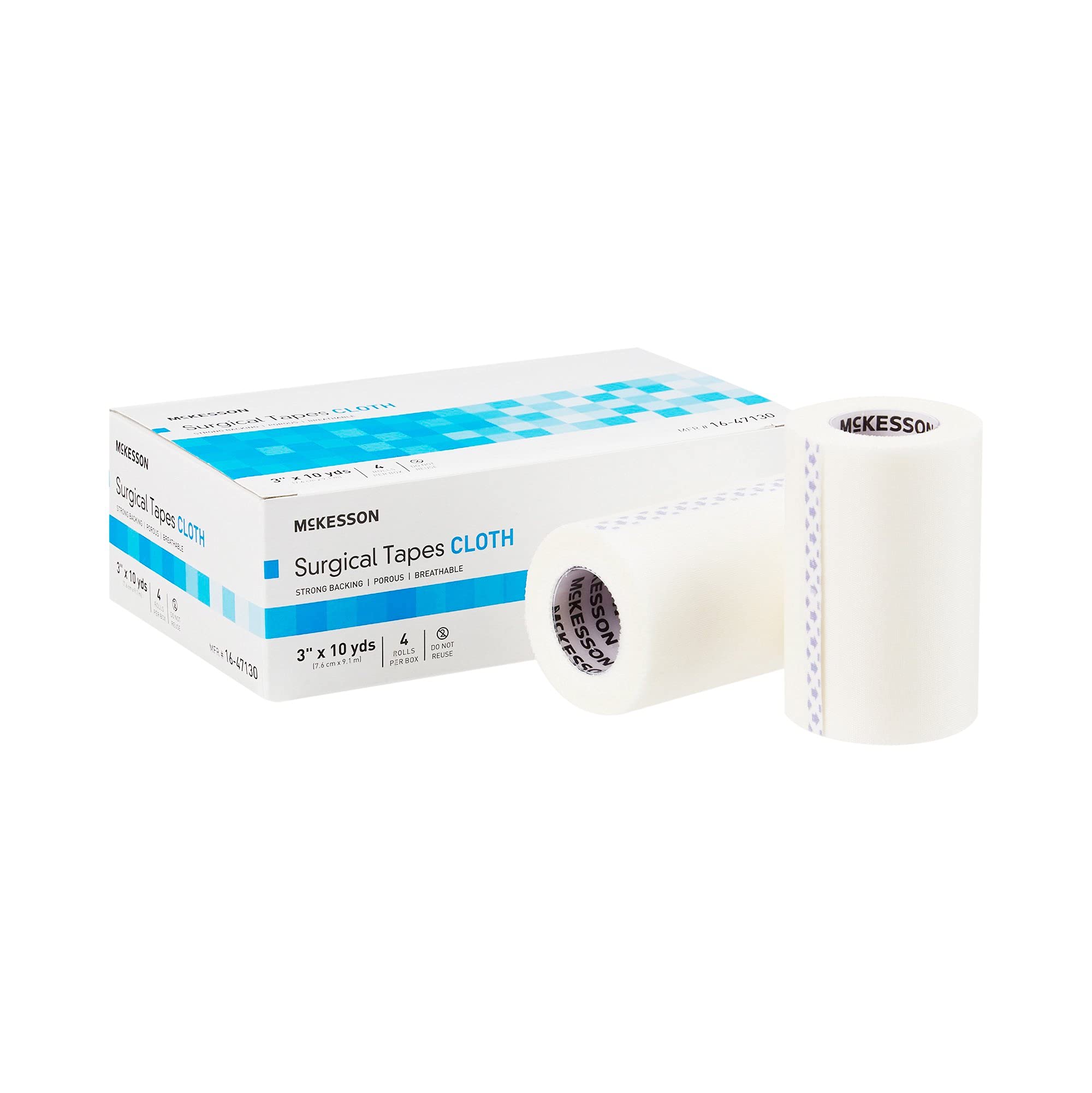 McKesson - Medical Tape McKesson Skin Friendly Paper 1 inch x 10 Yard White NonSterile - 1/Each