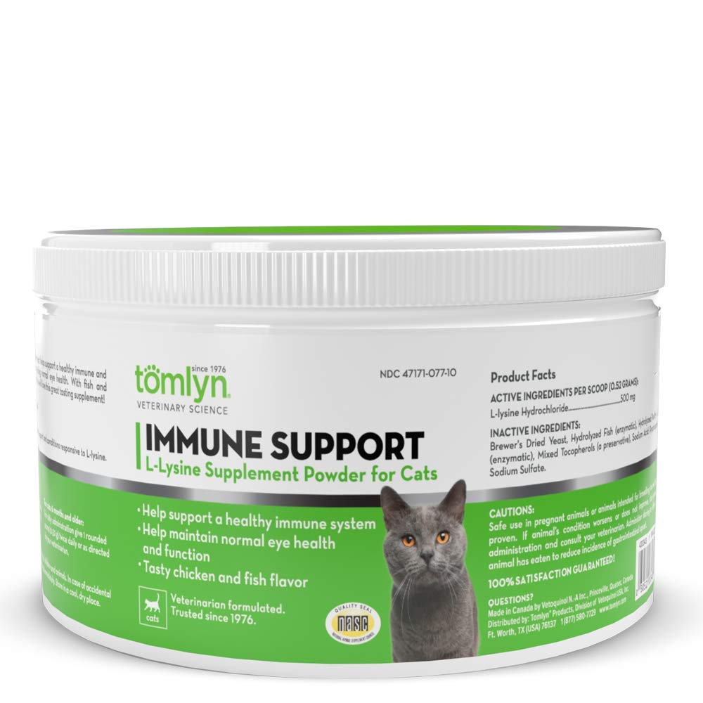 Tomlyn Immune Support L Lysine Powder for Cats 3.5 Ounce