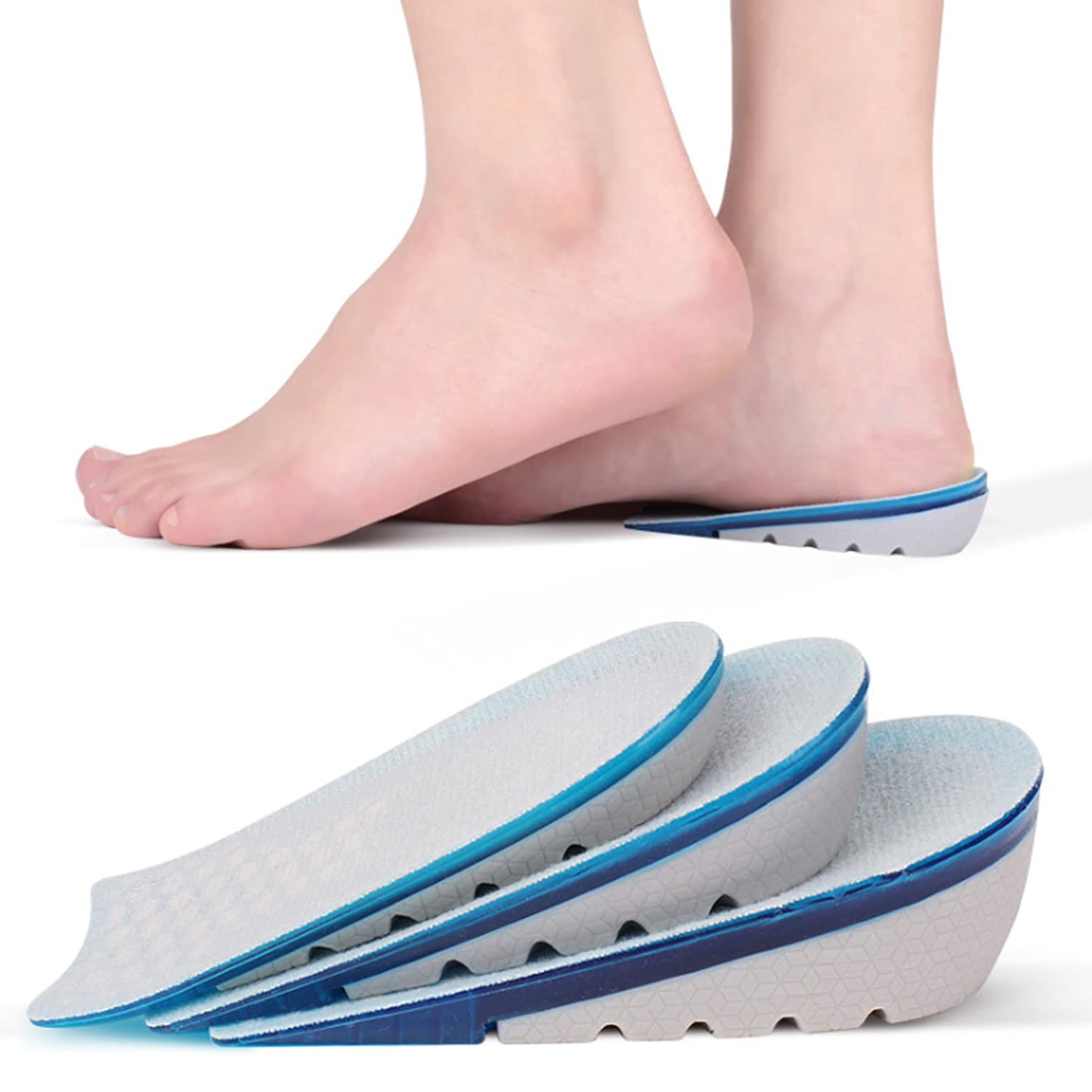 Height Increase Insoles, Invisible Shoe Lifts Arch Inserts, Shock