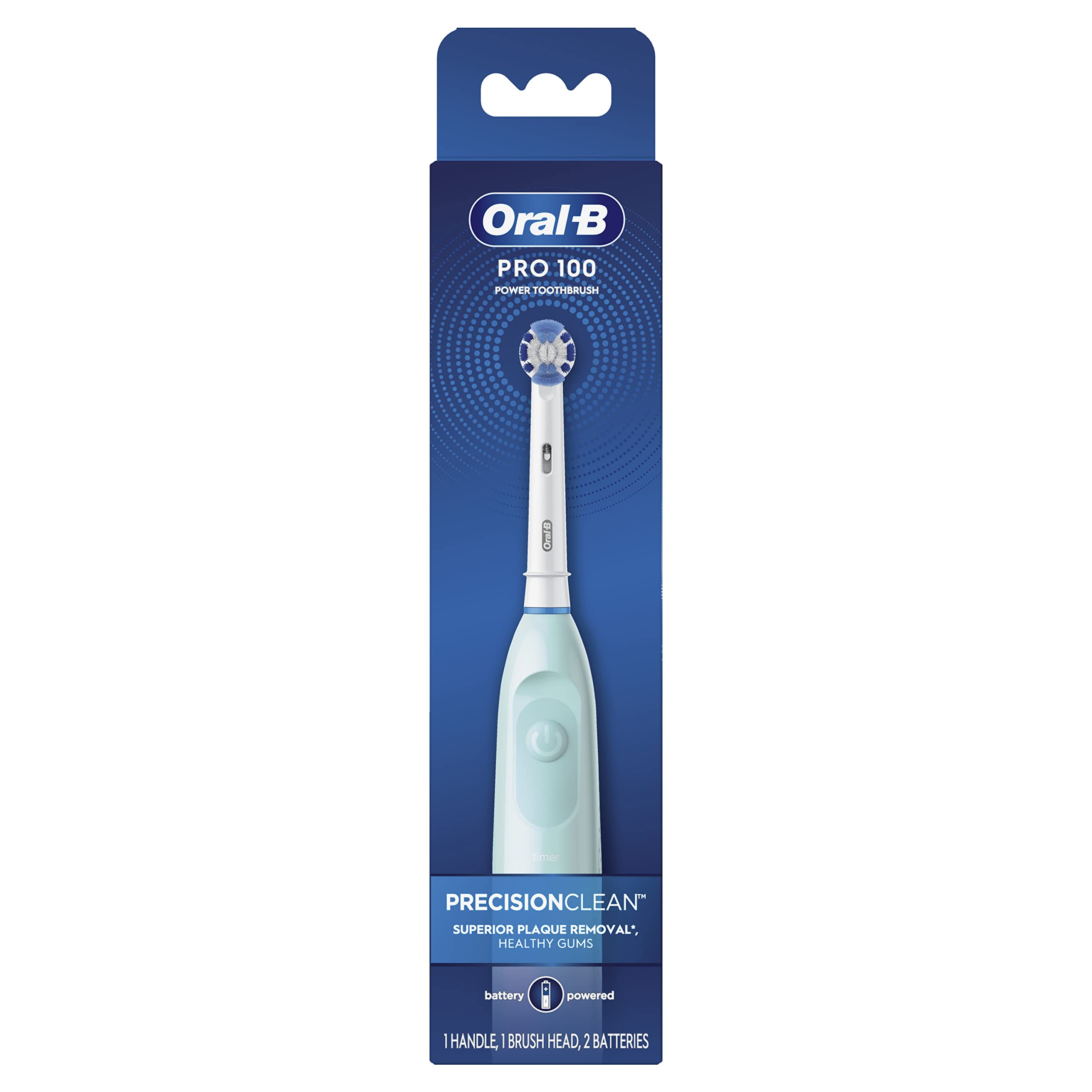 Oral-B Pro 100 Precision Clean Battery Powered Toothbrush (1) Mixed