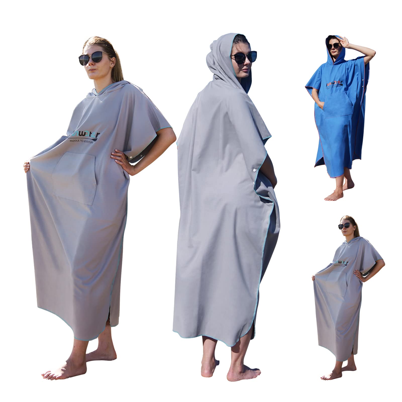 Womens Be Honest Hooded Surf Poncho Towel