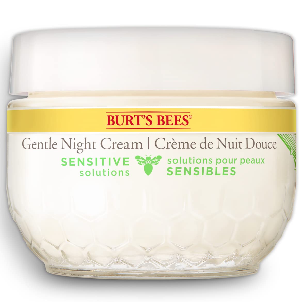 BURT'S BEES Calming Night Cream with aloe and Rice milk,1.8 oz