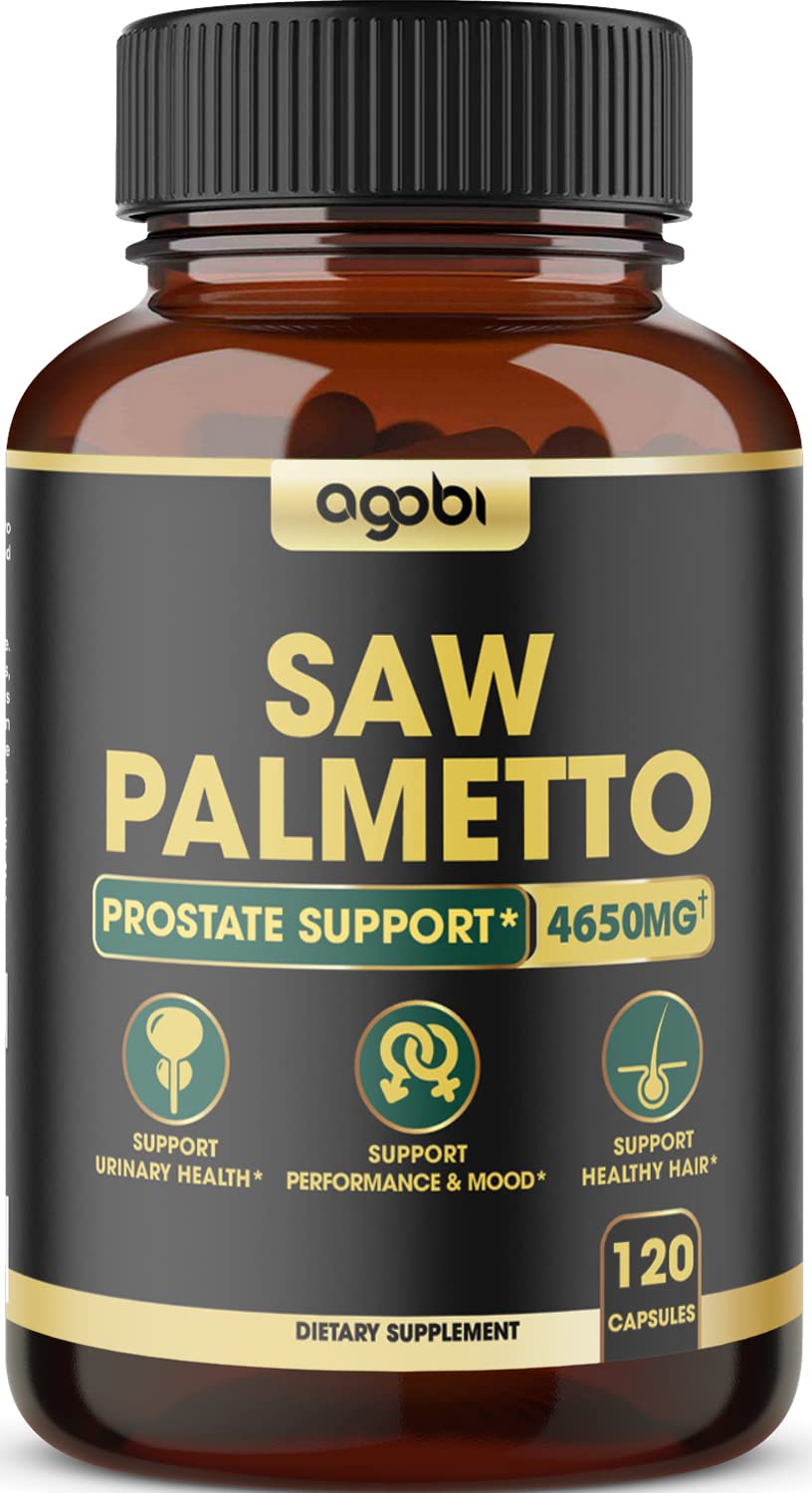 Saw Palmetto Prostate Support Supplement 8in1 Equivalent 4650mg