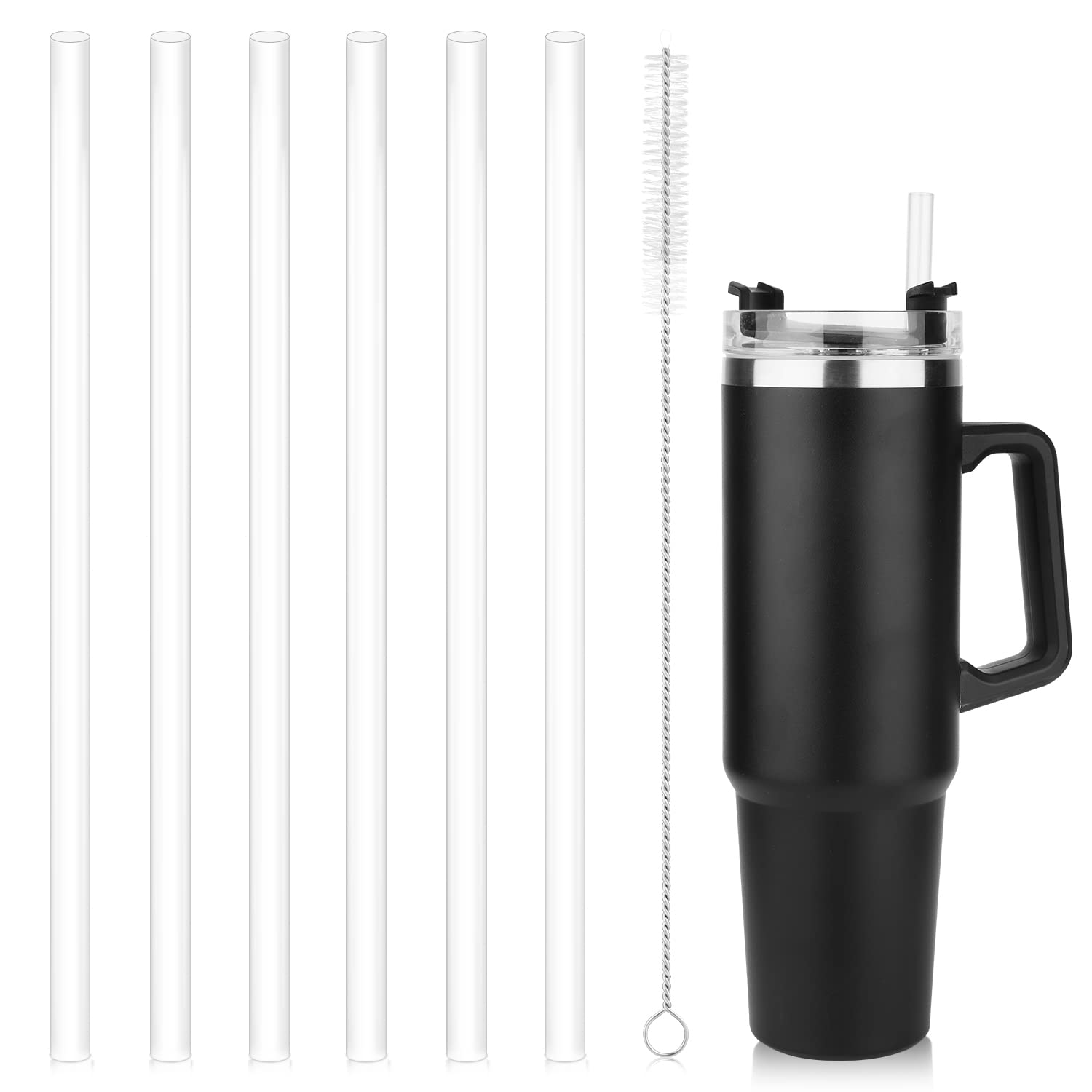 6 Pack Replacement Stainless Steel Straws Compatible with Stanley 40 oz Cup  Tumbler, Reusable Straws with Cleaning Brush, Compatible with Stanley  Adventure Travel Tumbler (12.5 inch) - Yahoo Shopping