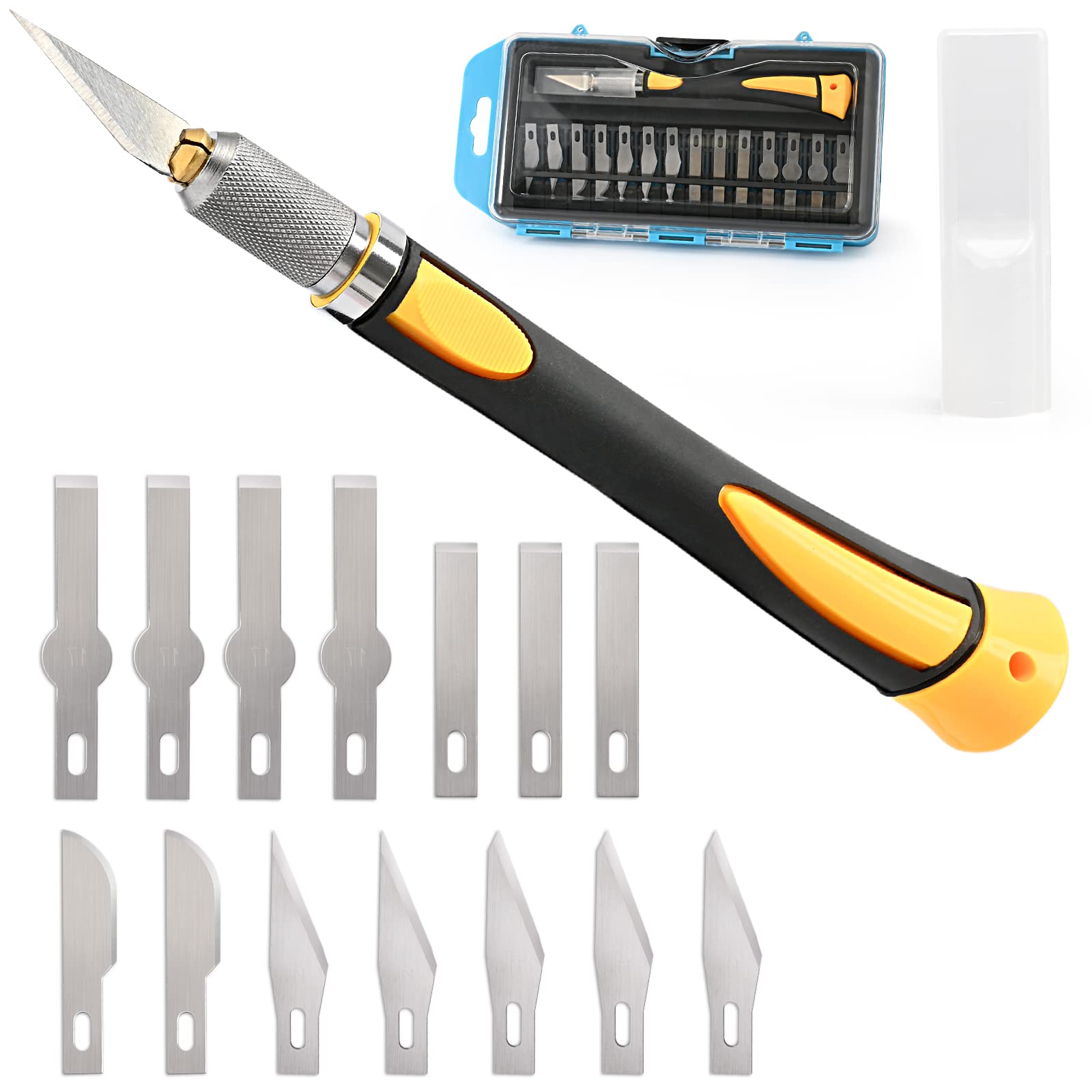 Exacto Knife Set, Craft Cutting Mat Kit, 55 PCS Precision Carving Craft  Hobby
