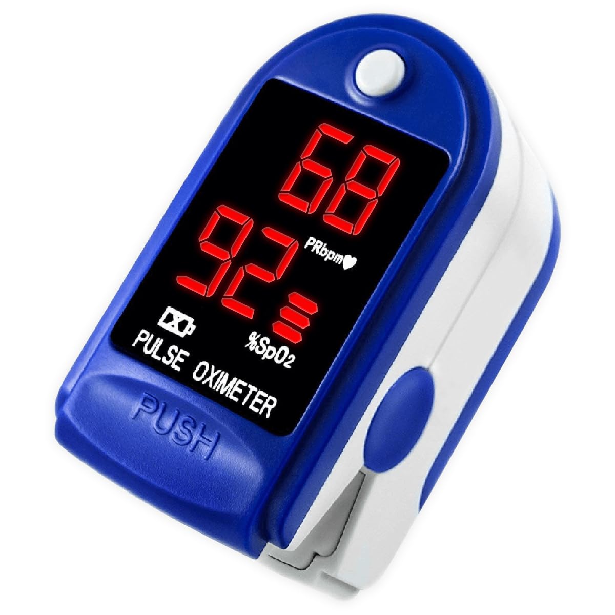 UPGRADE Pulse Oximeter - Oxygen & Heart Rate Monitor for Adults ...