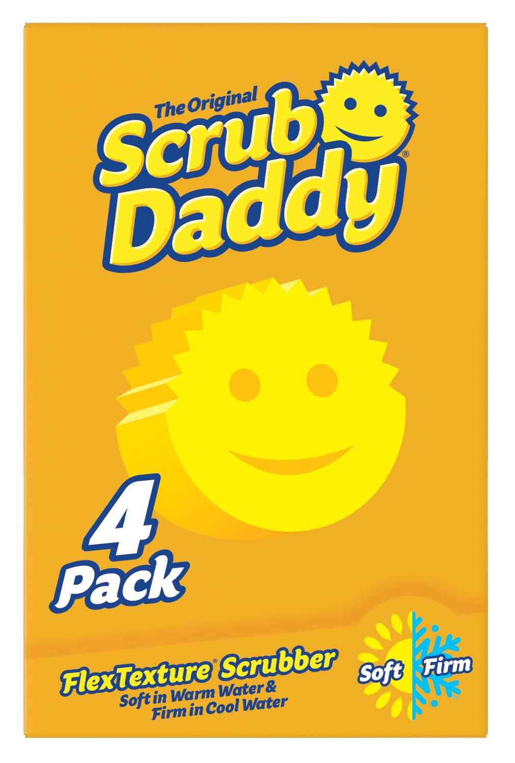 Scrub Daddy The Original Sponge (4-Count) 810044130461 - The Home
