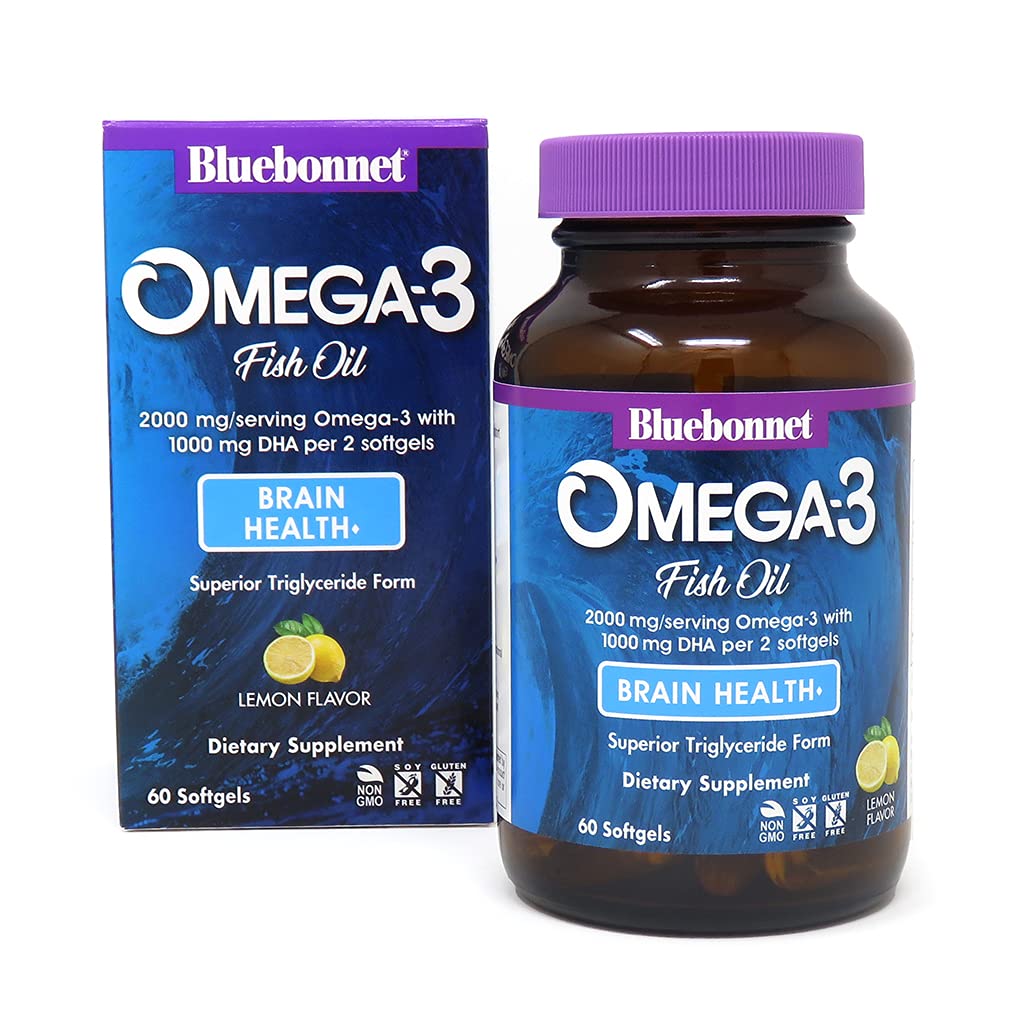 Bluebonnet Nutrition Omega 3 Brain Formula Natural Wild Caught