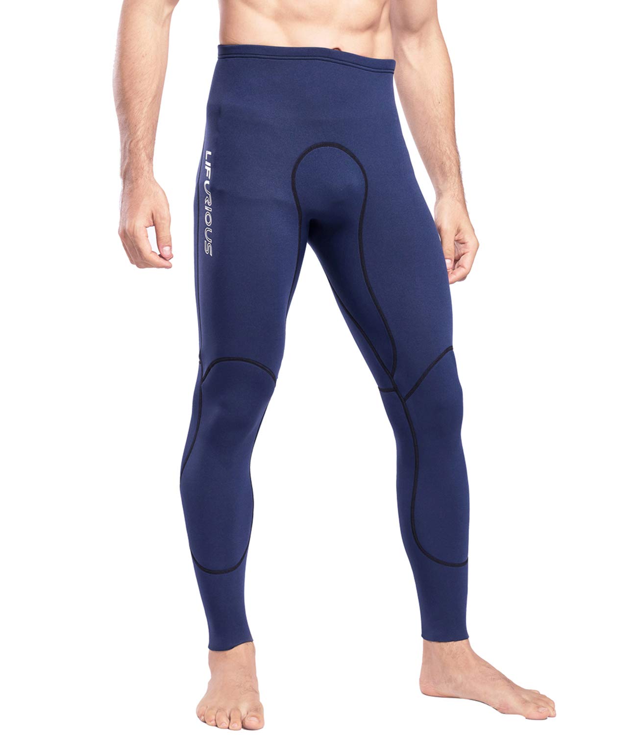 LIFURIOUS Men's 2mm Neoprene Tight Wetsuit Pants Swimming Leggings