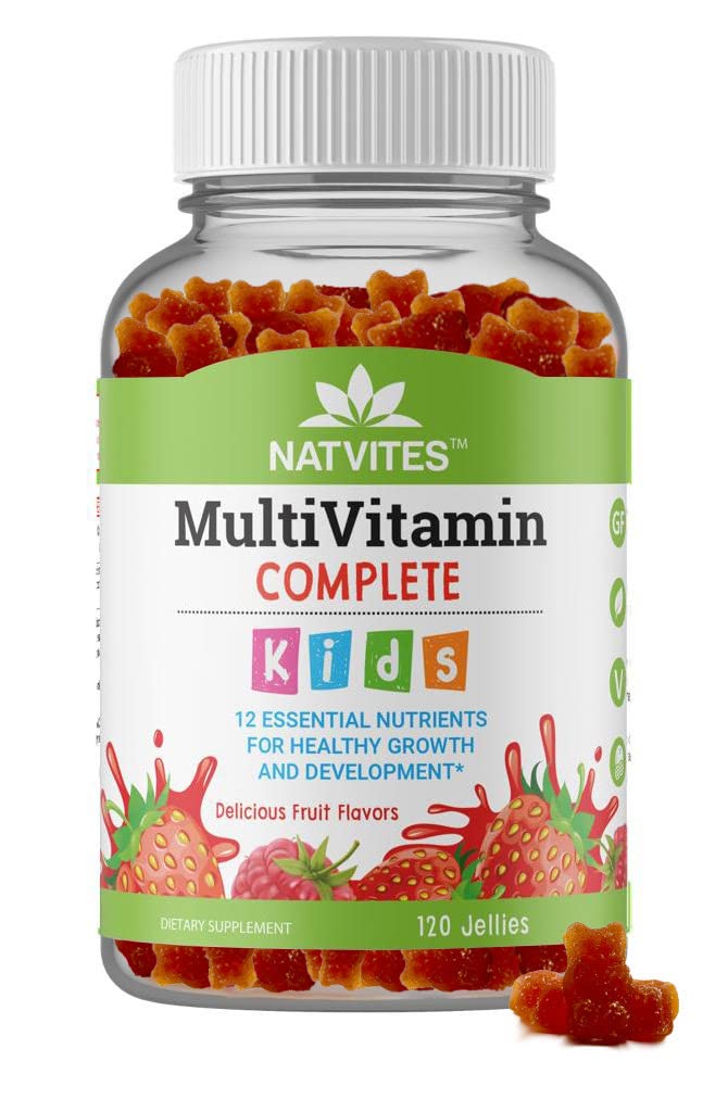 Natvites Multivitamin & Multimineral Pectin Gummies for Kids 120Count