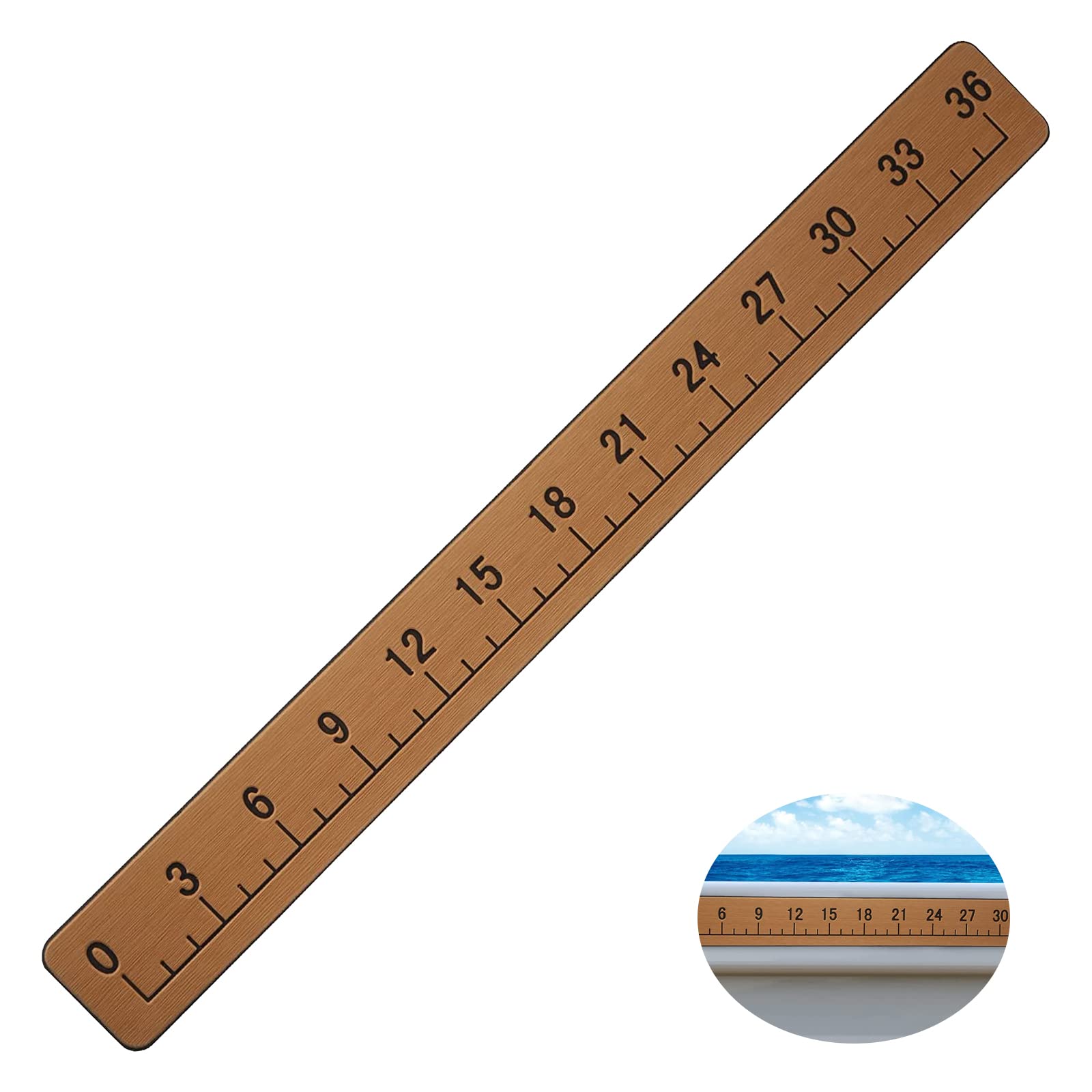 Package of 10 Units Same Color or Mixed Color. Fishing Ruler,measure,scale,  Chart, Marine Eva Foam, Made in Usa,fishing Boat, 36 Inch 
