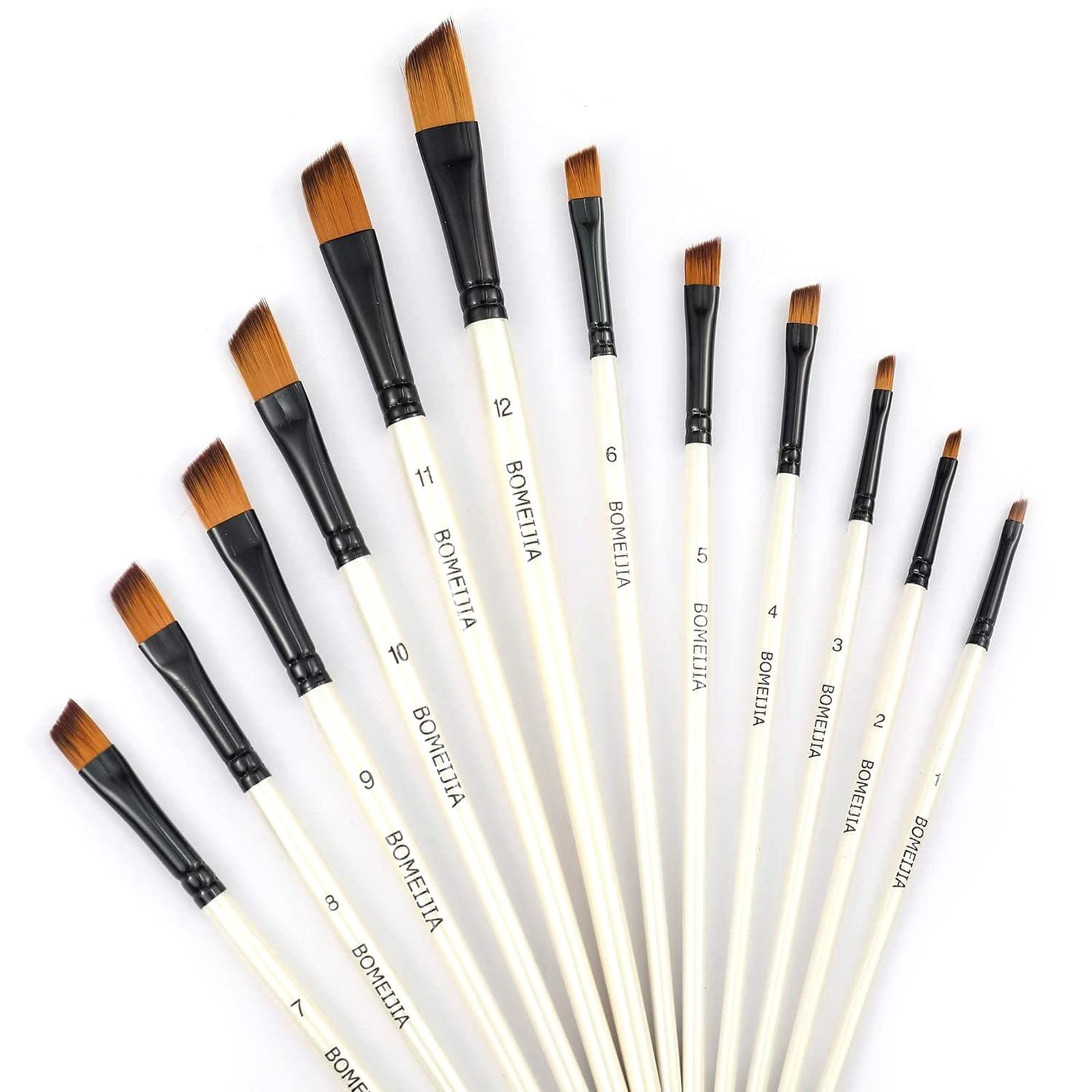 10 Pack Paint Brushes for Acrylic Painting Small Paint Brush Set Watercolor  Brushes Oil Paint Brushes Detail Paintbrushes Face P - AliExpress