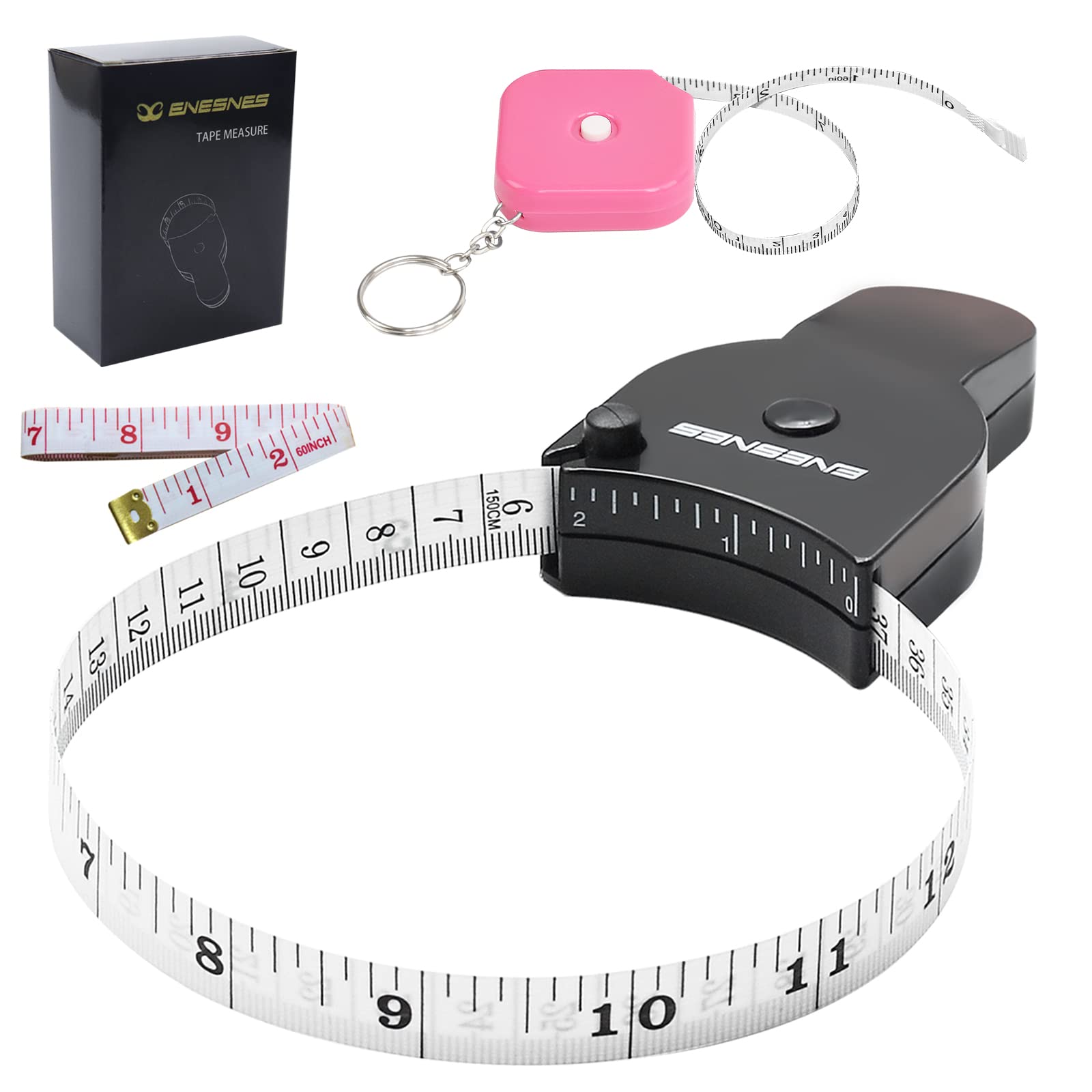 Body Measuring Tape, 150 cm/60 Inch Soft Sewing Measuring Tape