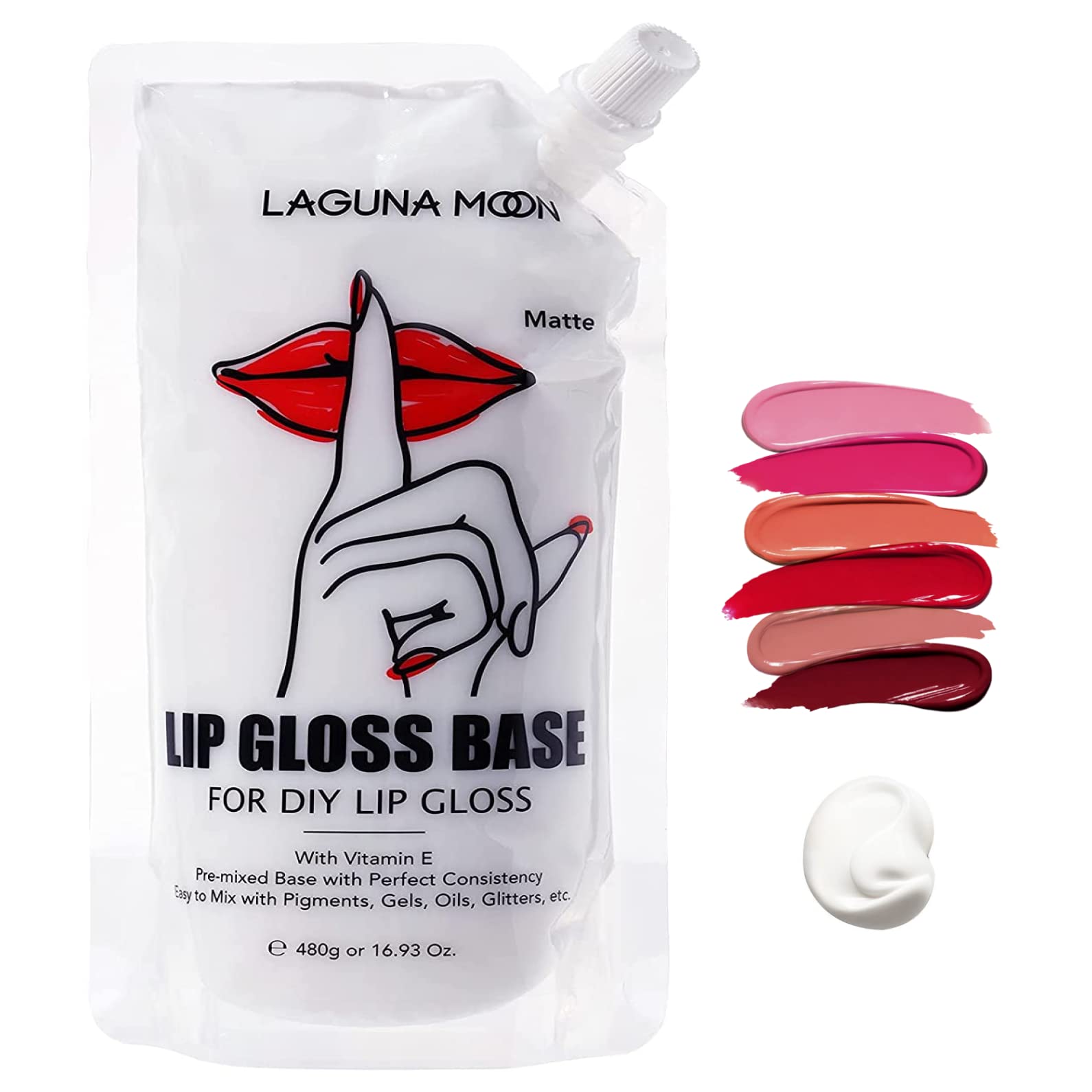 Matte Lip Gloss Base for DIY Lip Gloss Making Kit - 16.93oz