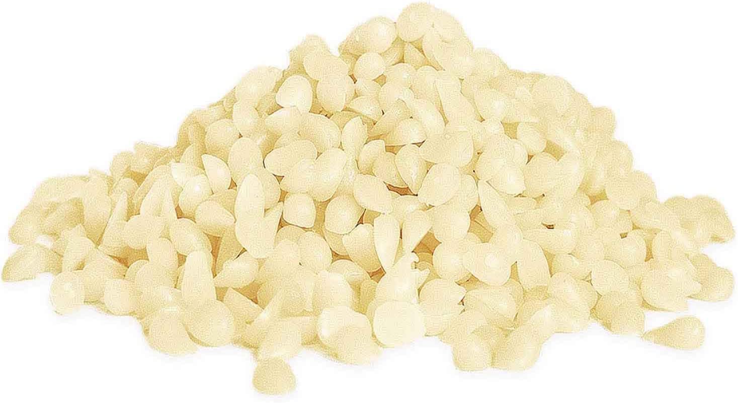 White Beeswax Pellets for Candle Making , Easy Melt Beeswax Pastilles for  DIY Candles, (1 LB)