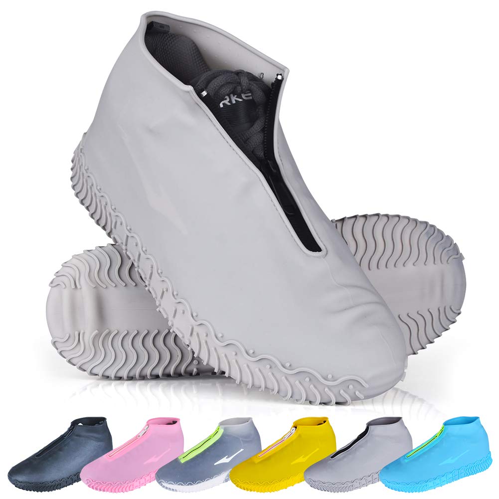Waterproof Silicone Shoe Covers, Reusable Foldable Not-slip Rain Shoe  Covers With Zipper,shoe Protectors Overshoes Rain Galoshes For Kids,men And  Wome