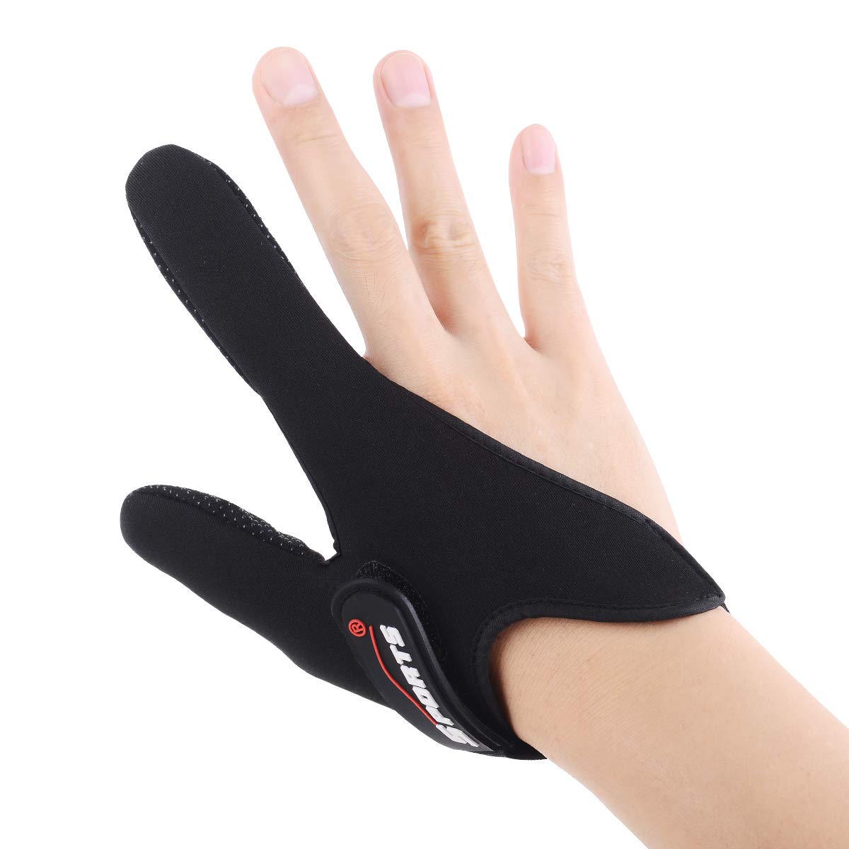 Geruwam Fishing Finger Protector - Elastic Unisex Gloves for