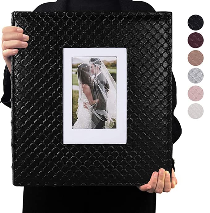 Photo Picture Album 4X6 300 Photos,Small Capacity Premium Leather