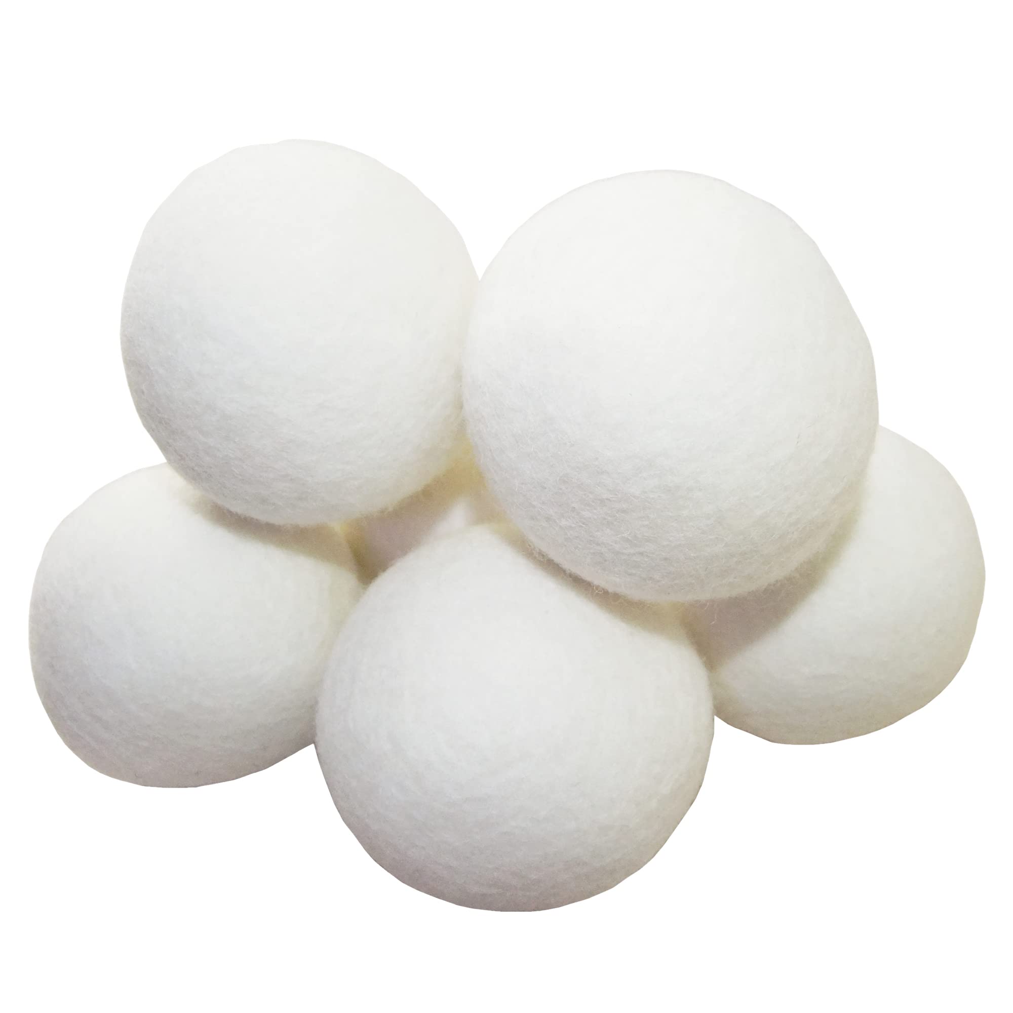 Wool Dryer Balls - XL Natural Fabric Softener, Reusable, Reduces Wrinkles &  Saves Drying Time, The Large Dryer Ball is a Better Alternative to Plastic