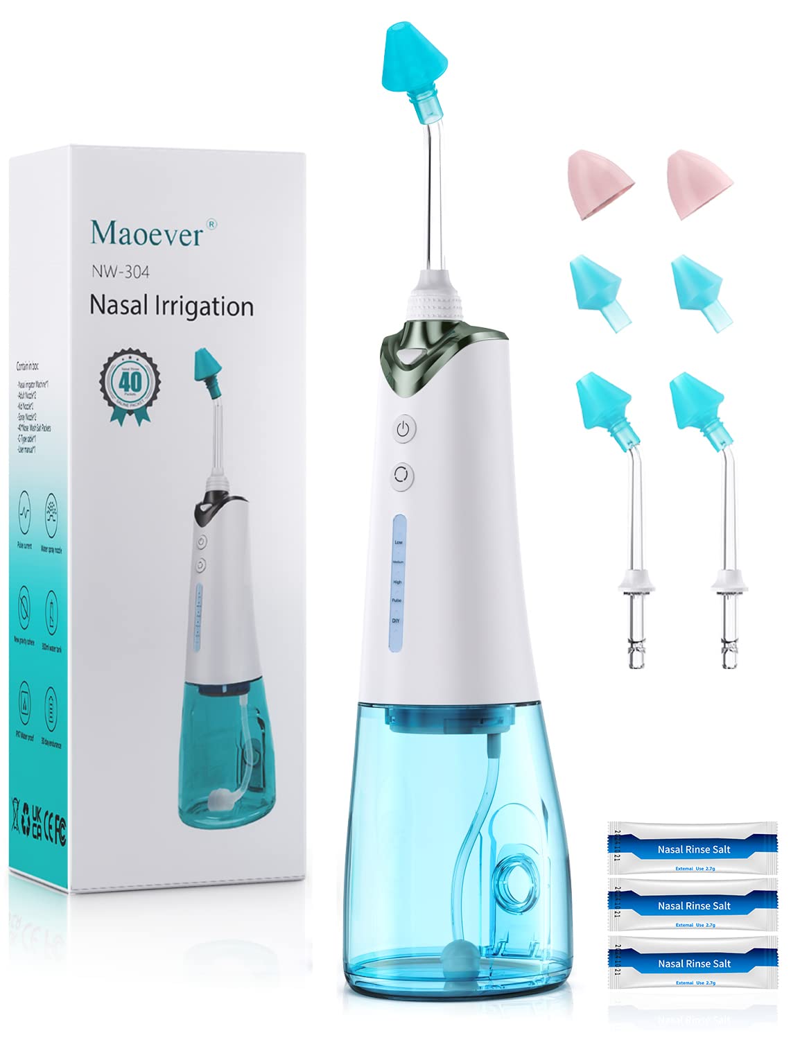 Electric Nasal Irrigator Nose Cleaning Machine Nasal Wash Cleaner Rhinitis