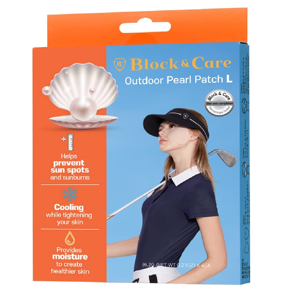 Block&Care Golf Patches for Sun Protection UV Facial Patches for Outdoor  Activities with Skincare Ingredients Sunscreen Gel Tape UV Protection Face