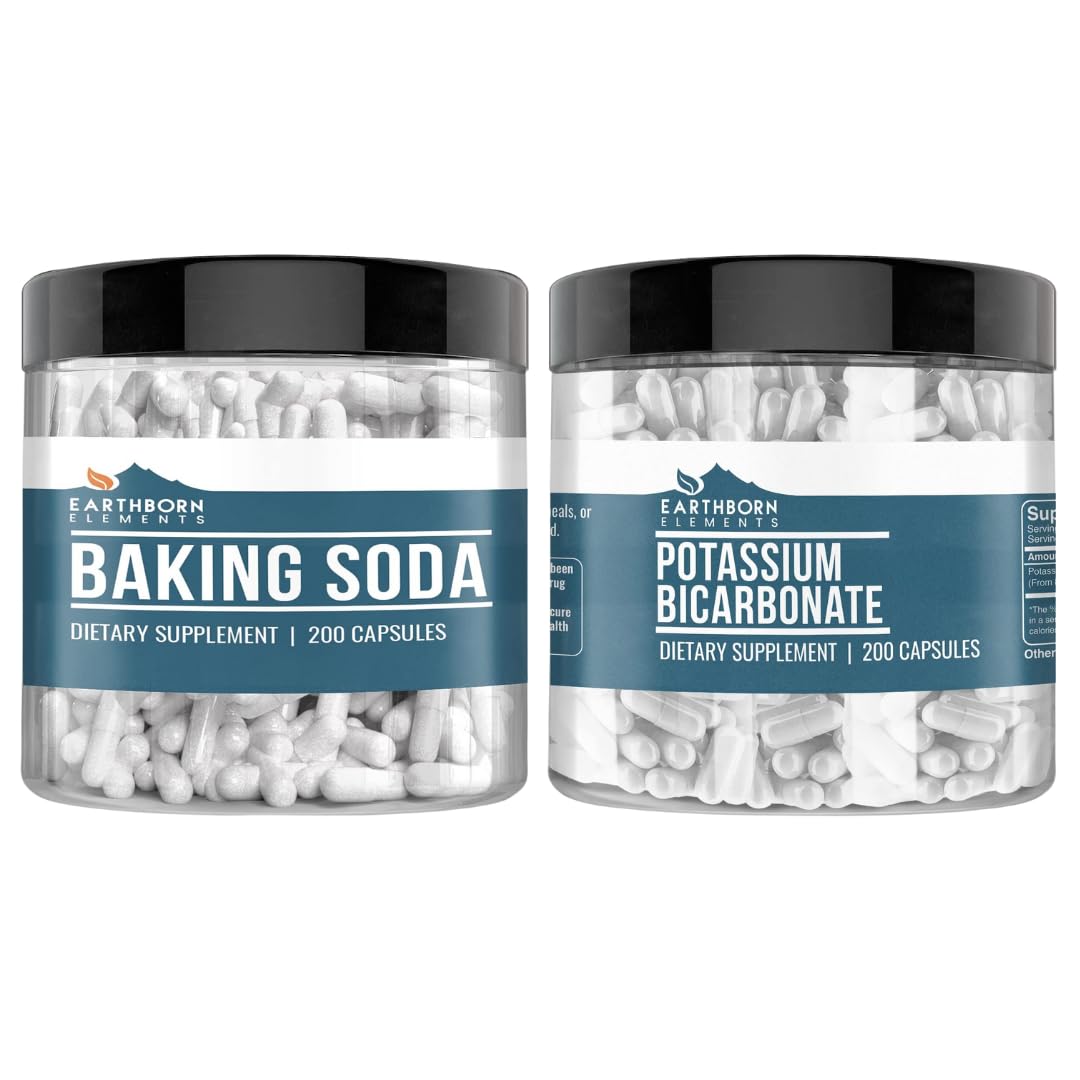 Earthborn Elements Potassium Bicarbonate & Baking Soda Bundle (200