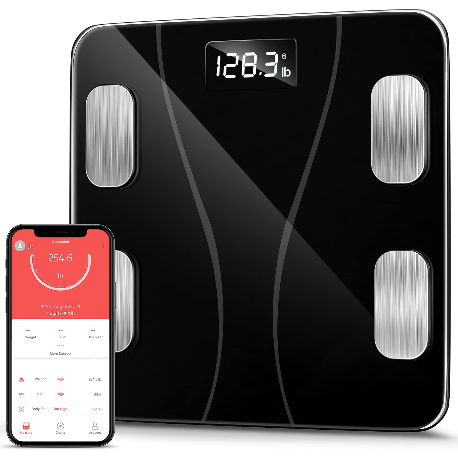 UCTHAT Digital Smart BMI Digital Scale, Bluetooth Body Weight