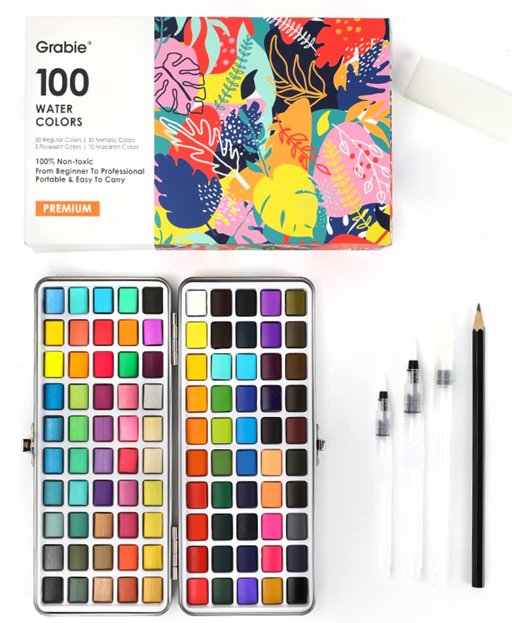 Premium Photo  Watercolor children's colorful paints for drawing