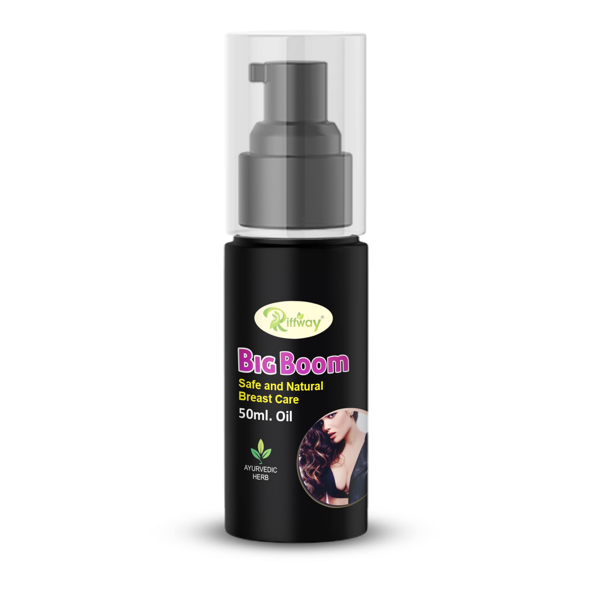 Riffway Big Boom Breast Spray Oil 50 ml Breast Oil Helps to