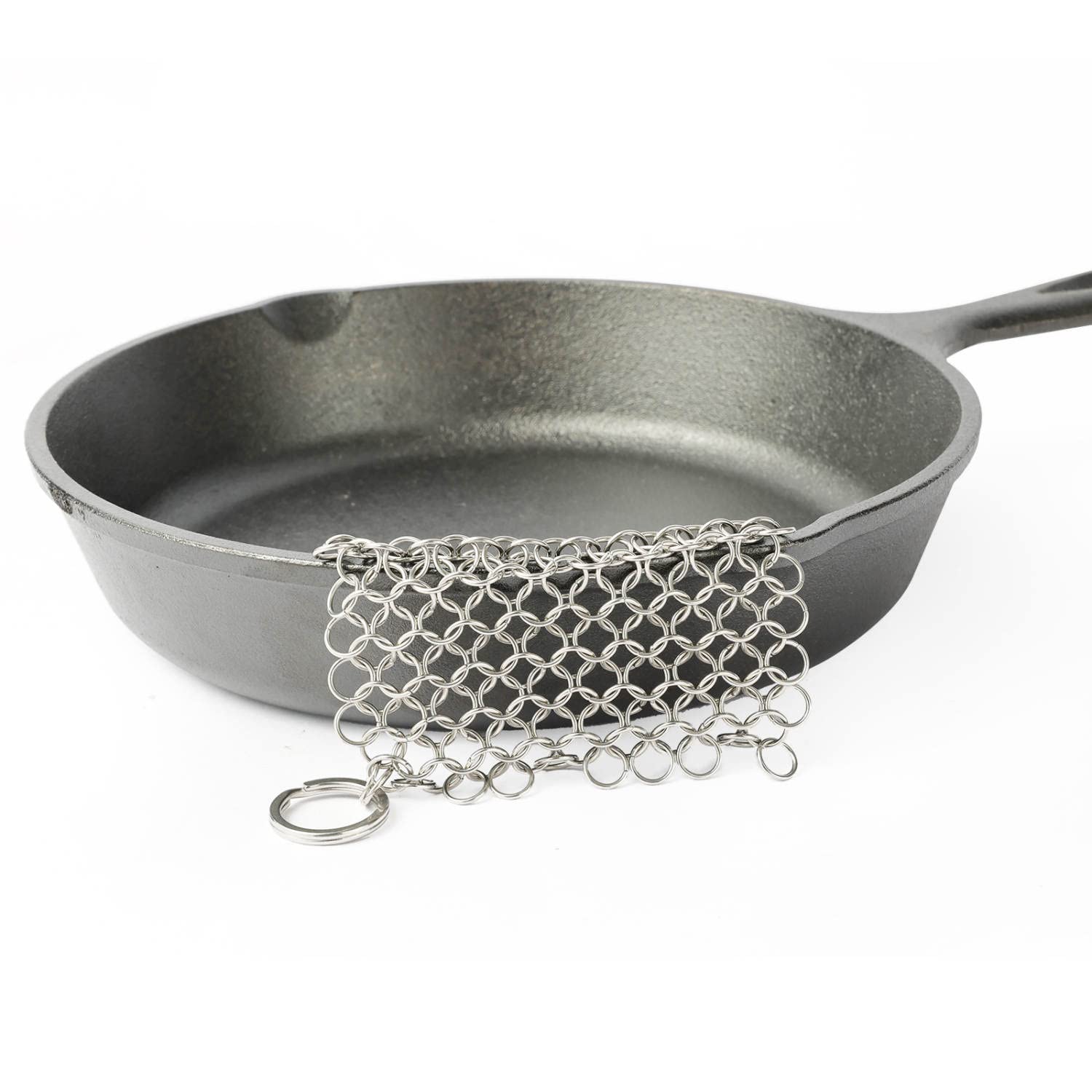 Stainless Steel Kitchen Accessories  Stainless Steel Chainmail Scrubber -  Cleaner - Aliexpress