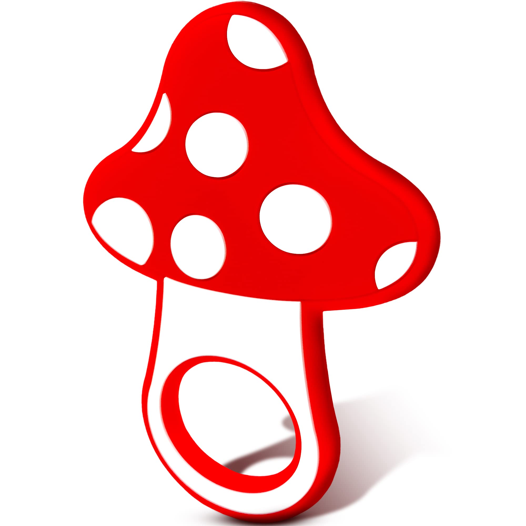 Mushroom Teething Toy - Sensory & Visual Exploration and Teething ...