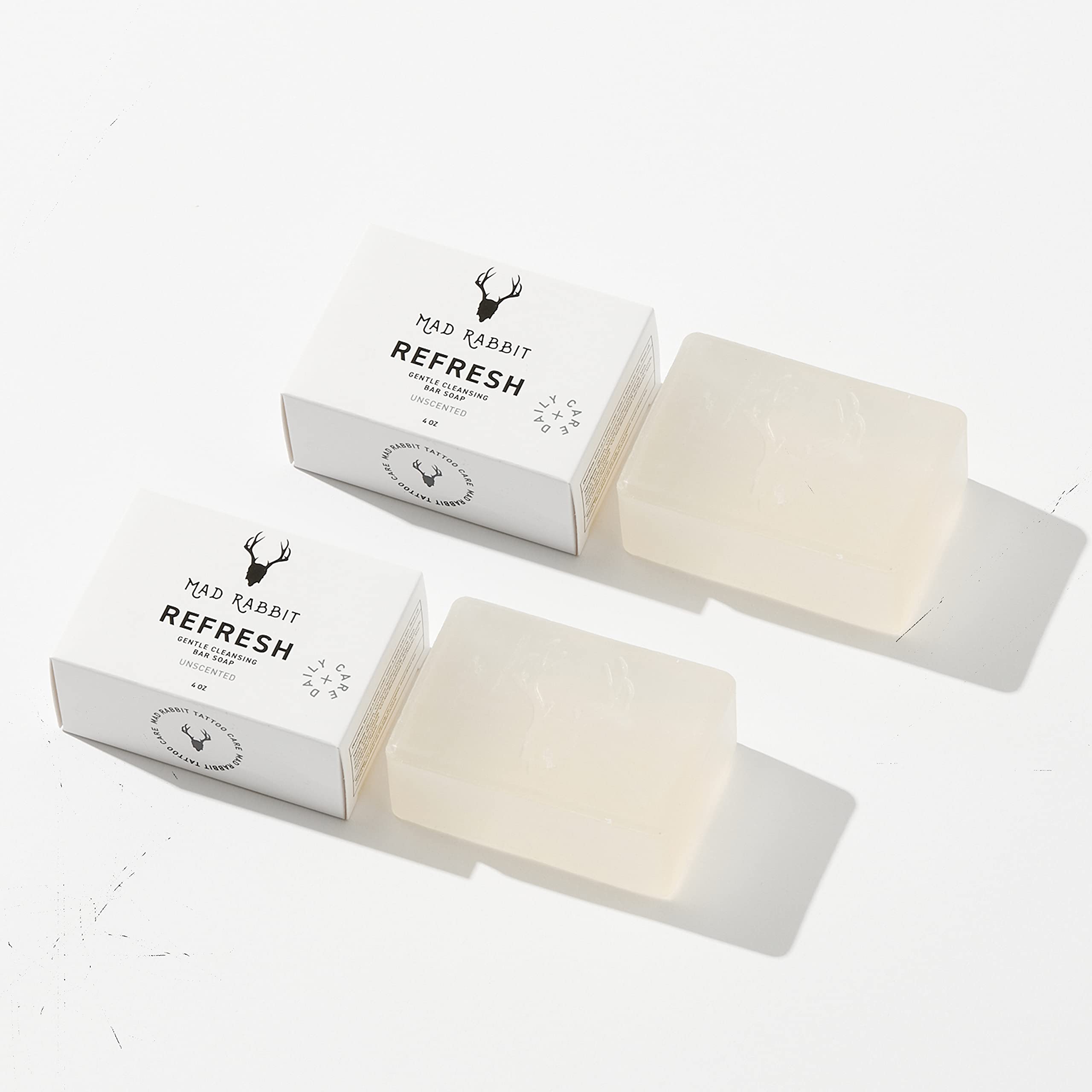 Mad Rabbit Refresh Gentle Coconut Based Cleansing Soap, 2 Pack