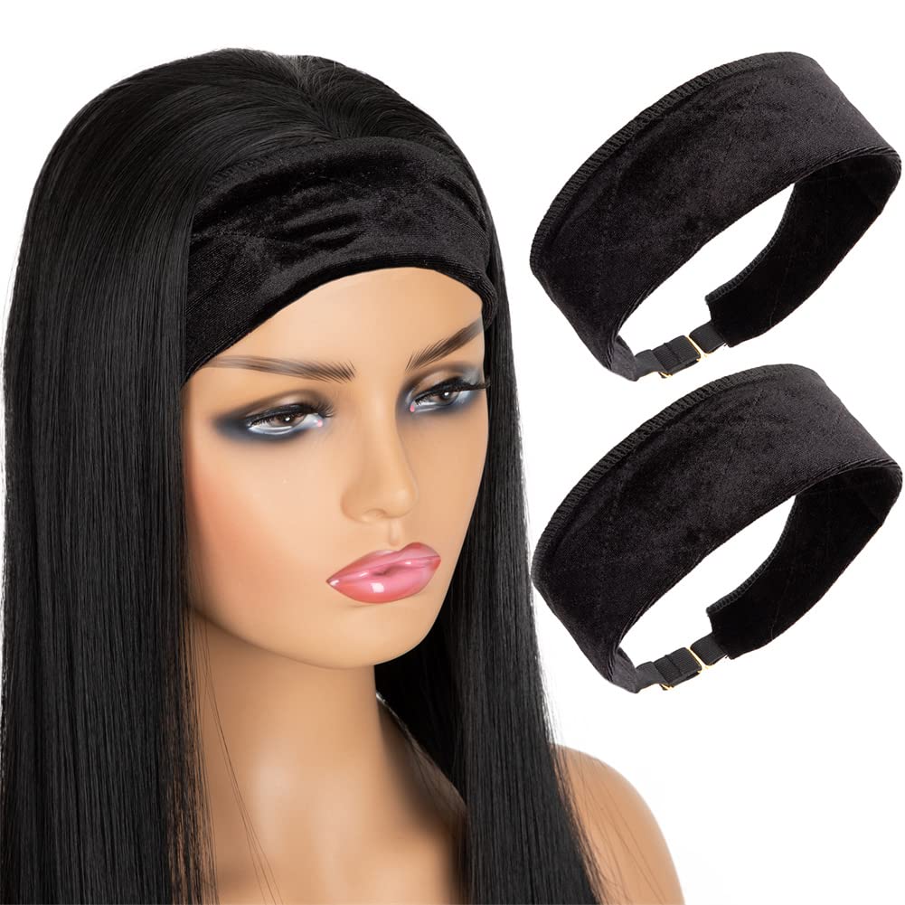 Wigs Hair Band Adjustable Wig Band Elastic Headband Hair Band Edge Grip Band