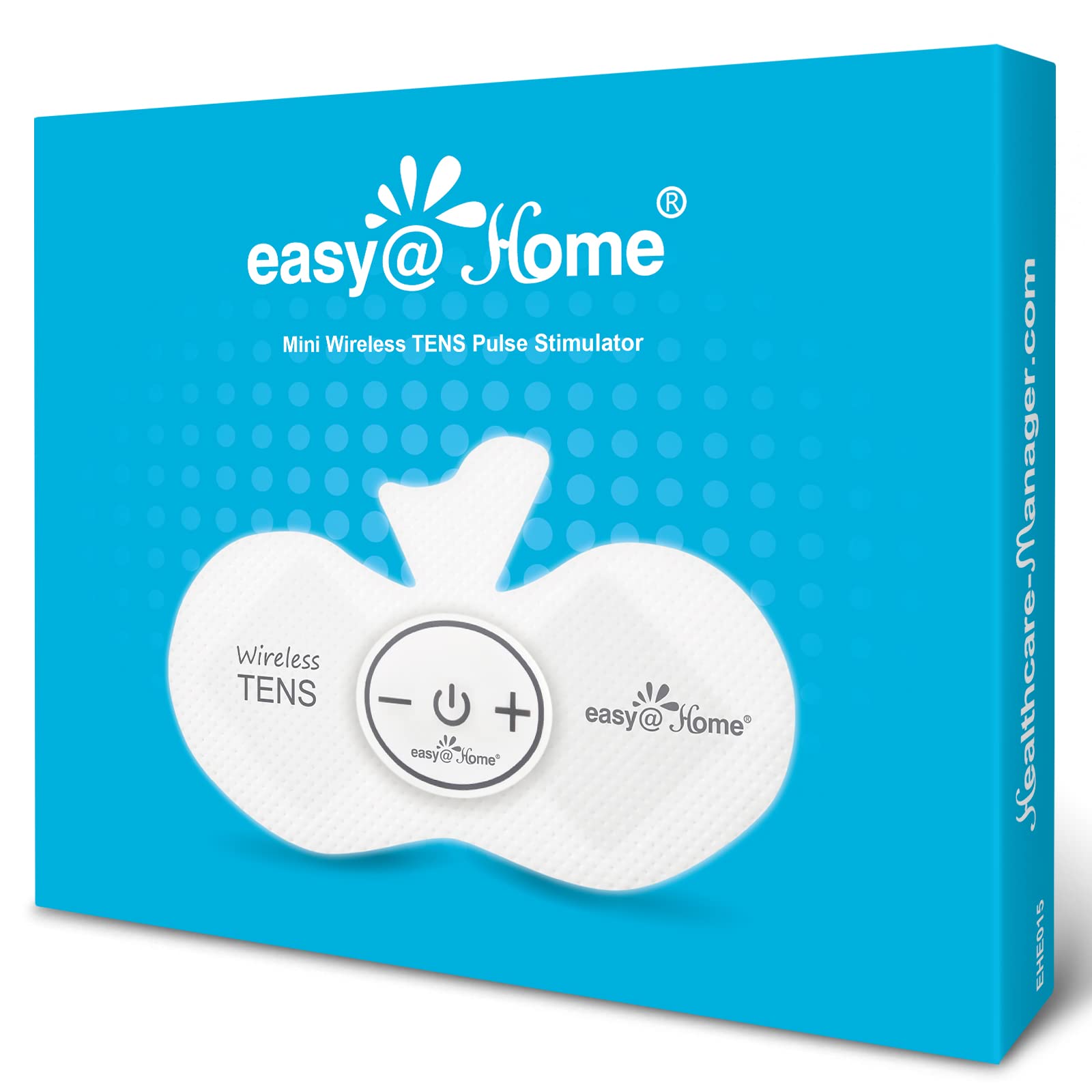 Easy@Home Deluxe TENS Unit Muscle Stimulator-FDA Cleared for Pain