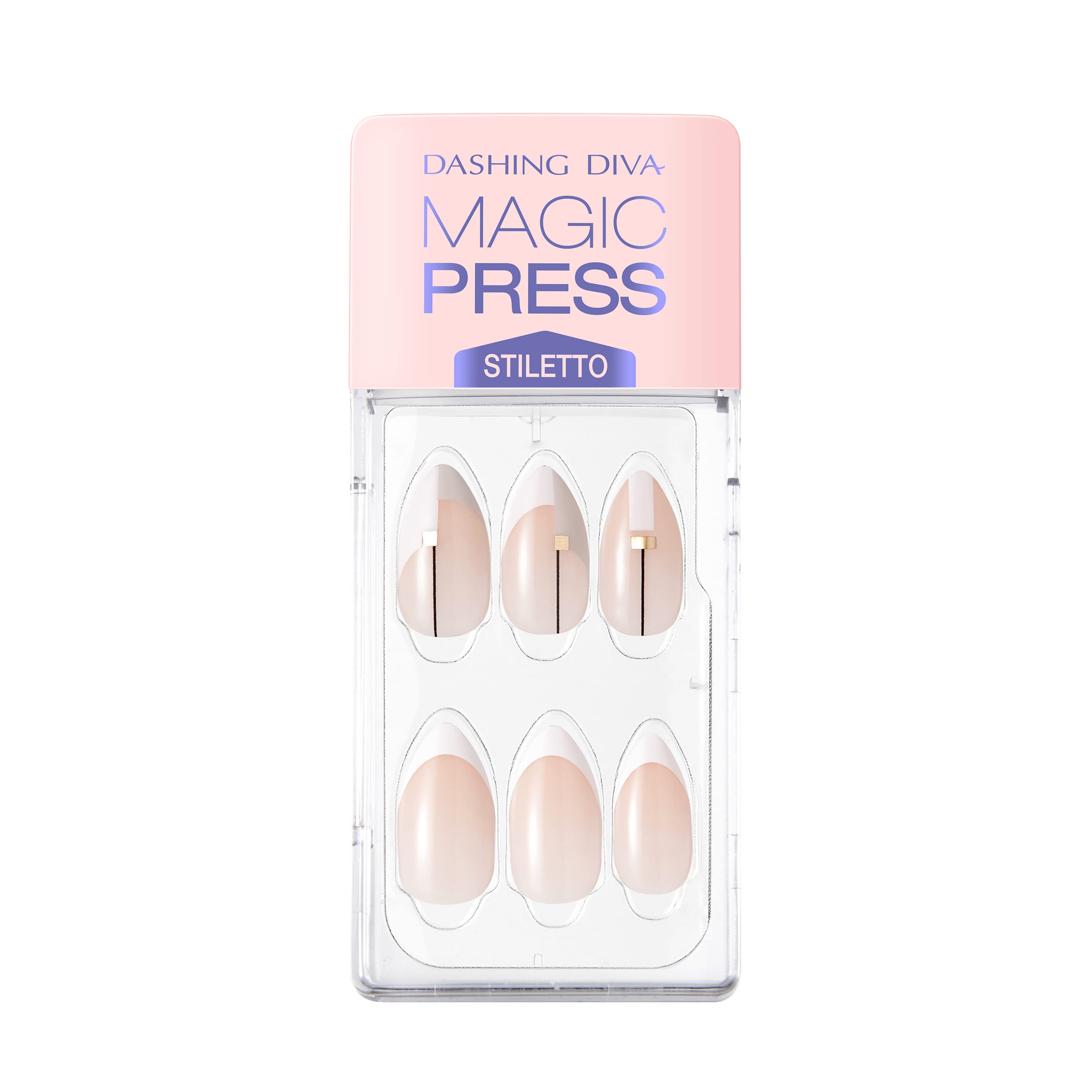 Dashing Diva Magic Press Nails - Urban Chic, Long Stiletto Press On Nails