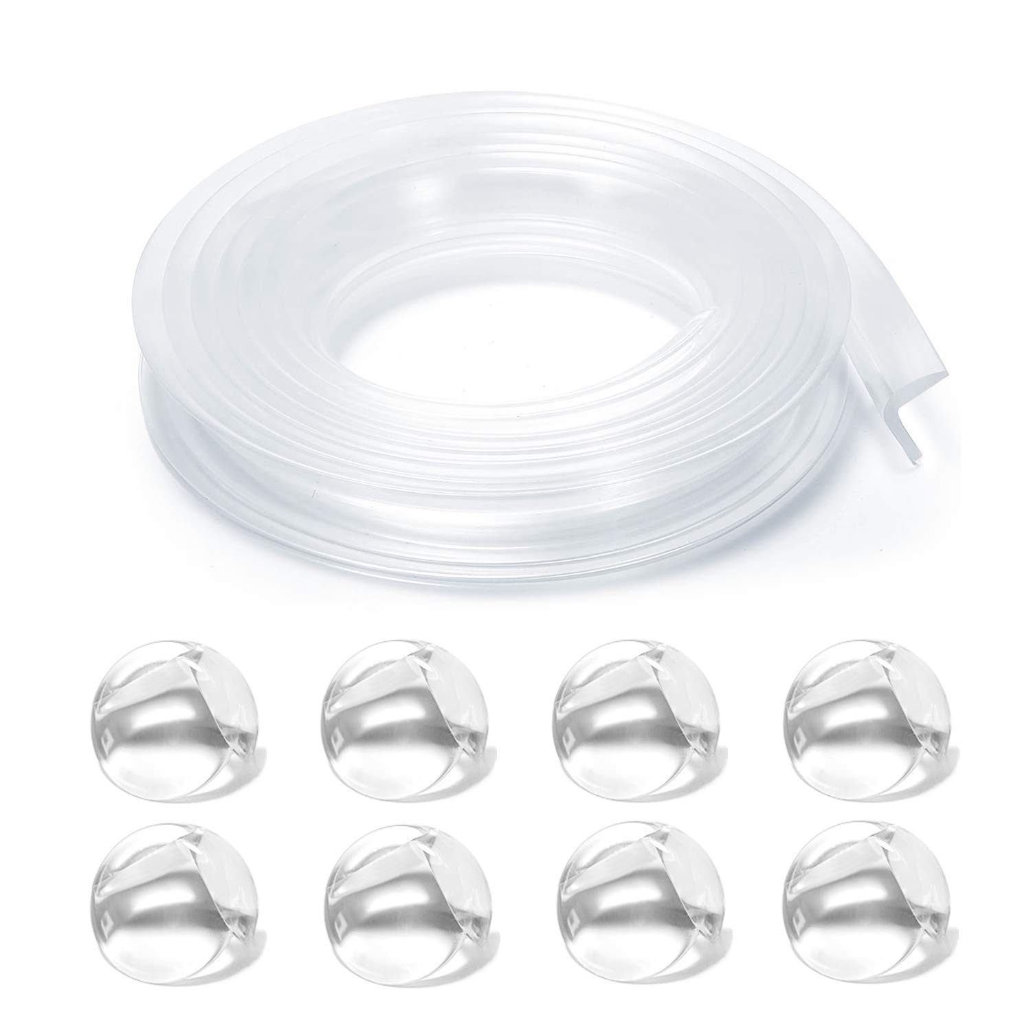Baby Proofing Edge Protector Strip Clear, Soft Corner Protectors