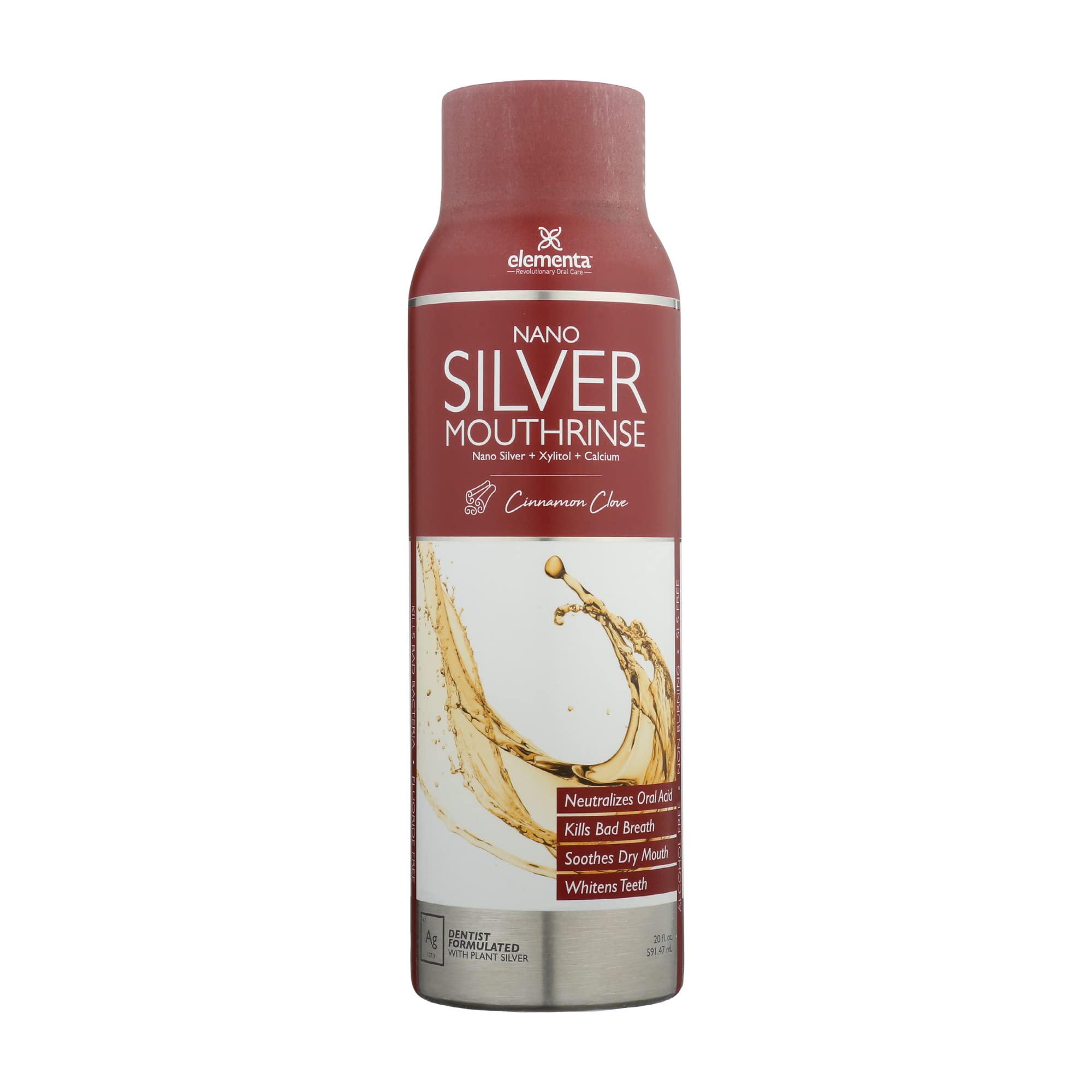 Elementa Silver - Adult Mouth Rinse 20 . - Cinnamon Clove
