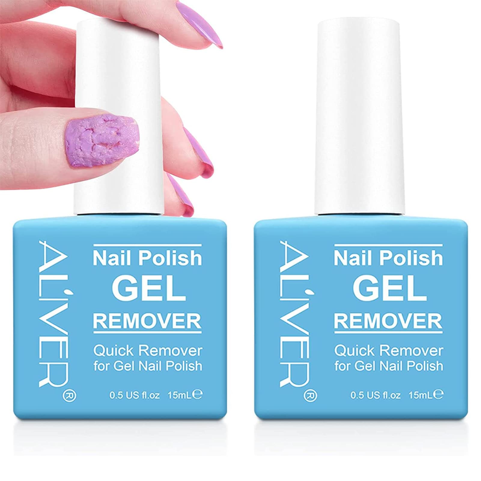 Gel Nail Polish Remover, (2PACK)Gel Remover for Nails