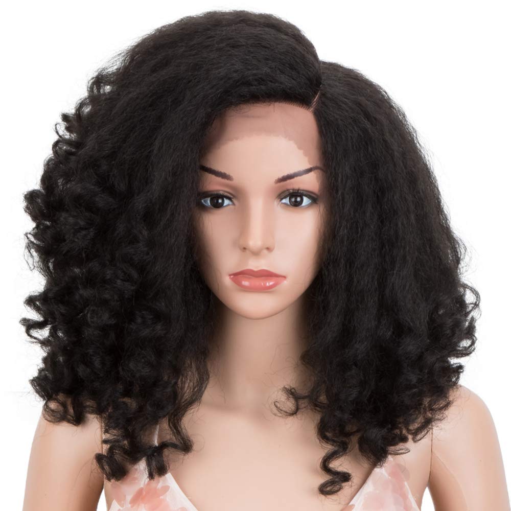 Short curly lace closure wig/ cooperate wig style/ new in wig style by -  Afrikrea
